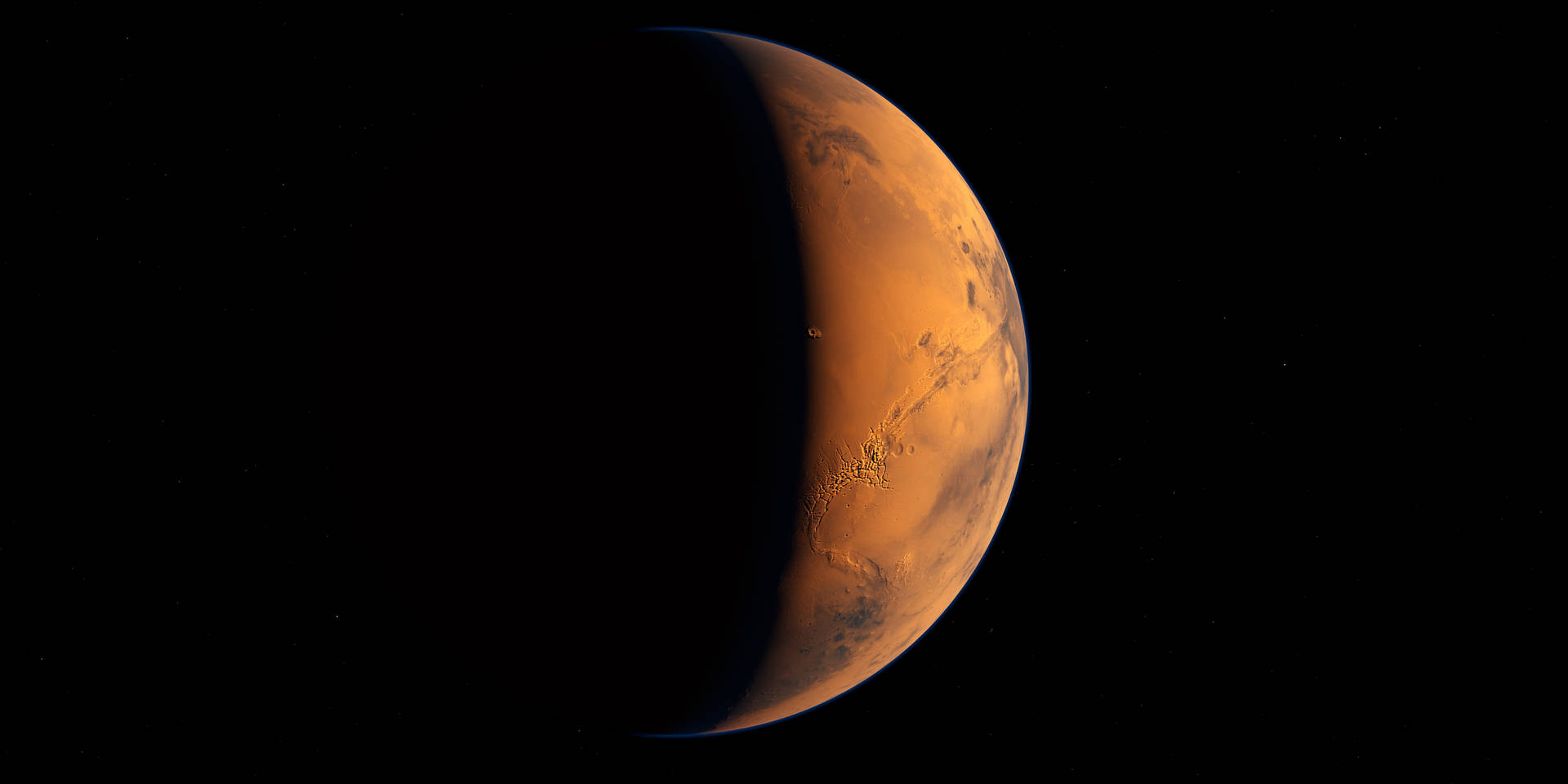 Brown Colored Mars Background