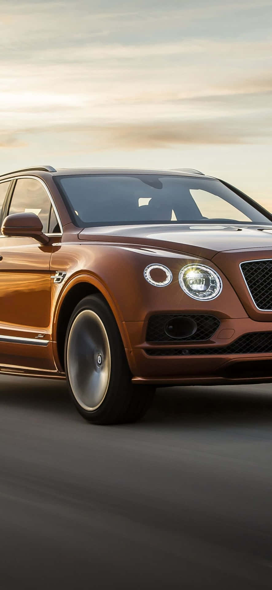 Brown Continental Bentley Iphone Background