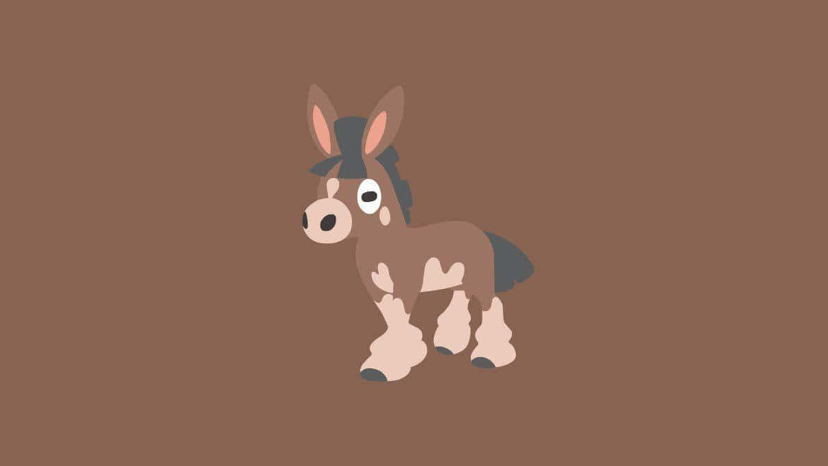 Brown Digital Illustration Of Mudbray Background