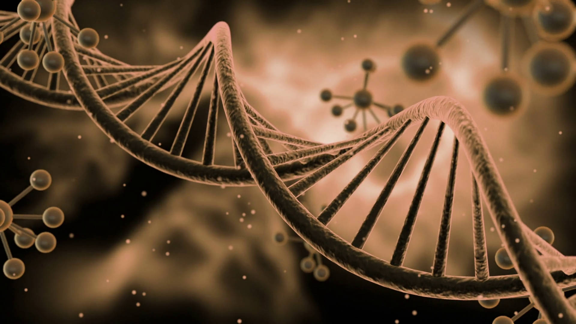 Brown Genetic Dna Background