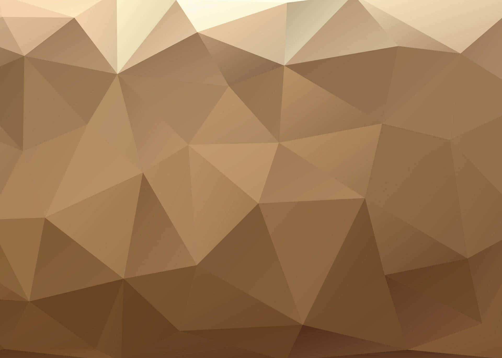 Brown Geometric Polygon Background Background