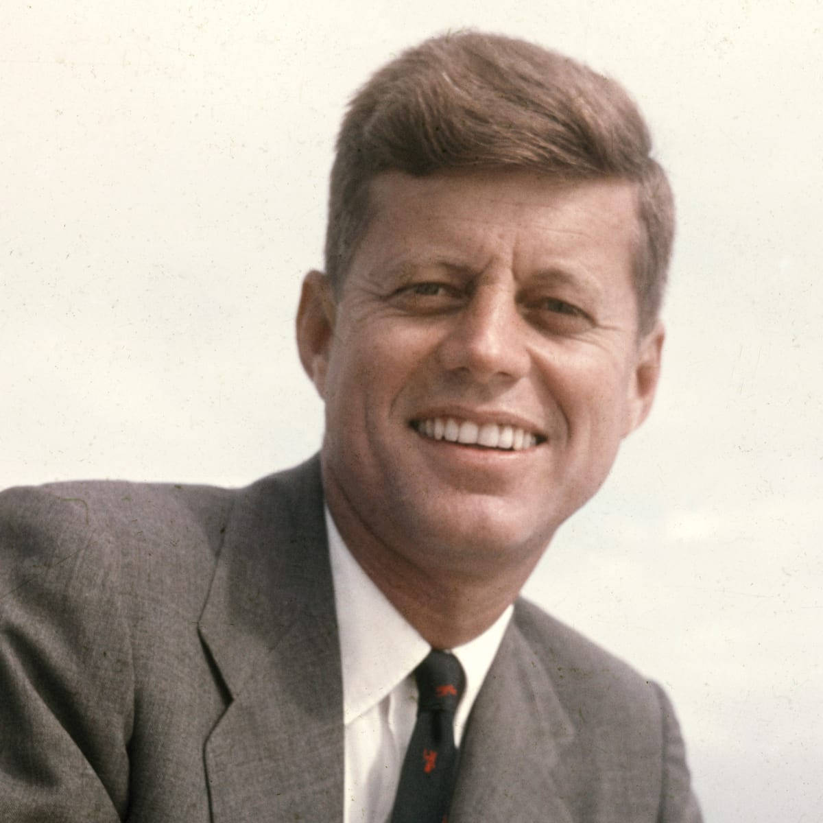 Brown-haired John F. Kennedy Background