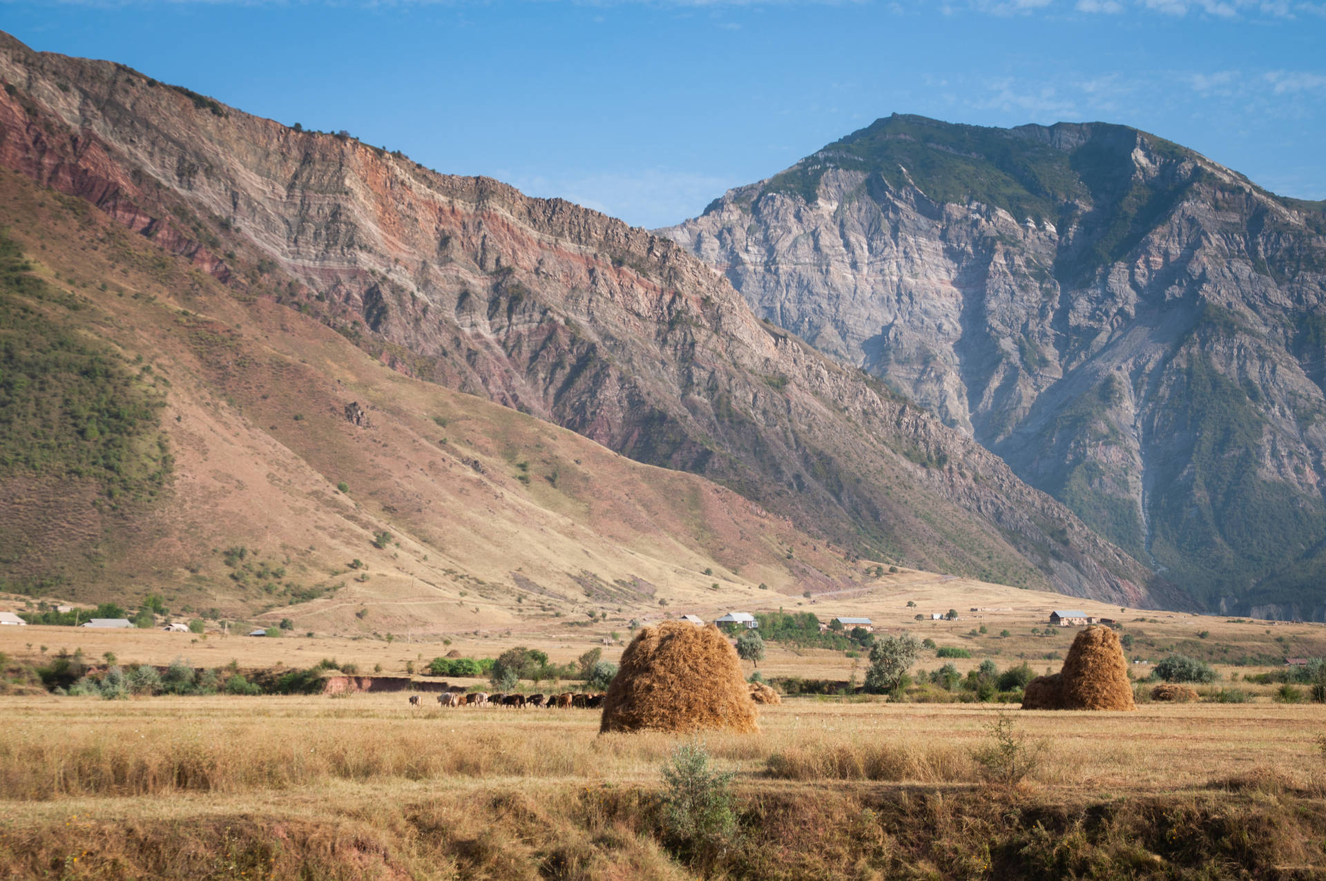 Brown Hills In Tajikistan Background