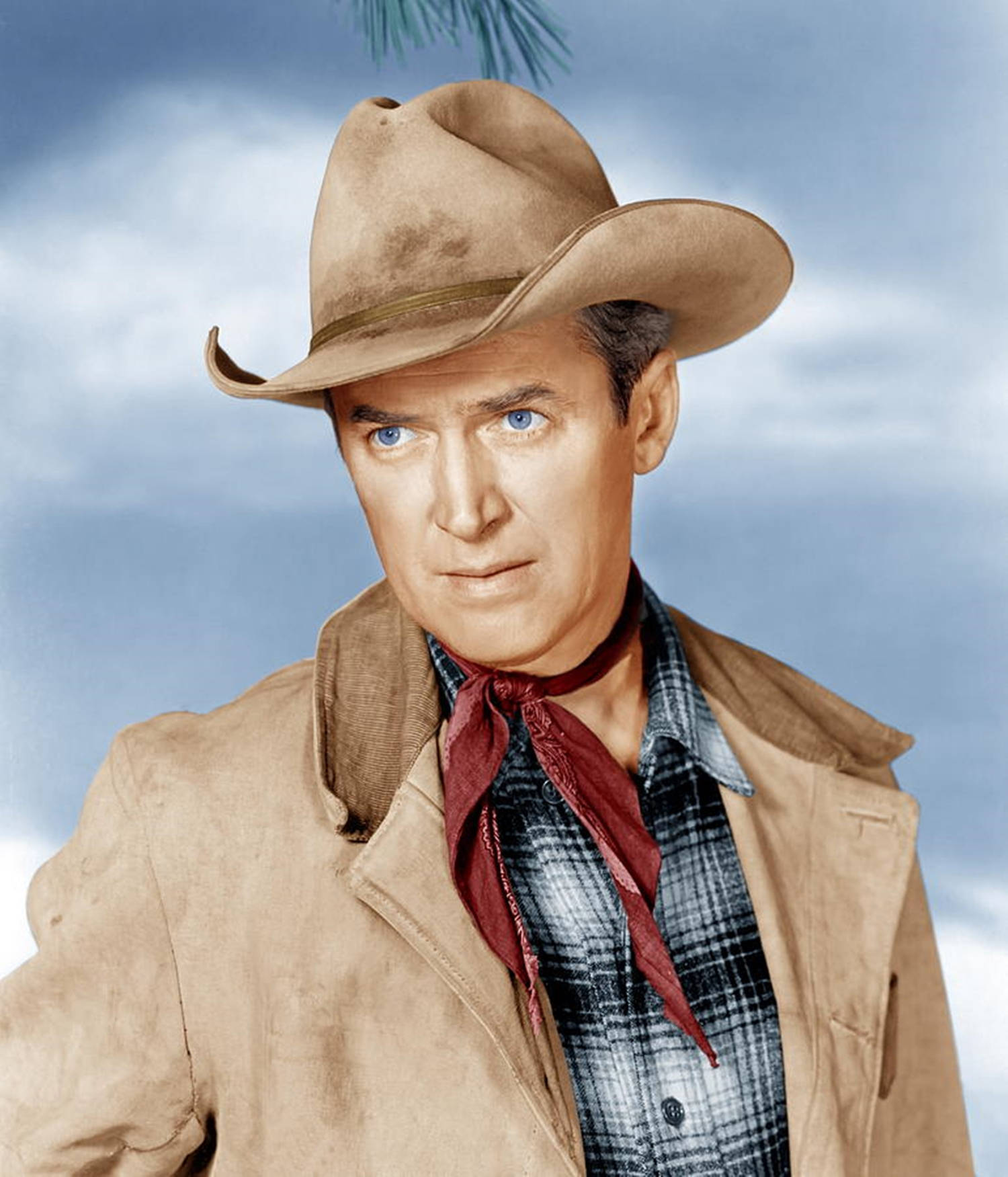 Brown Jacket James Stewart Background