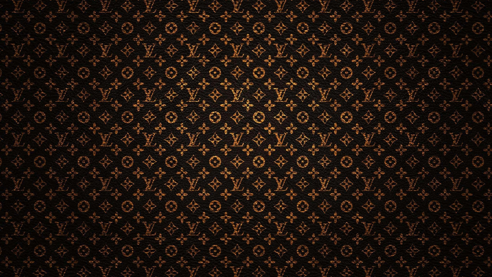 Brown Louis Vuitton Monogram Pattern Background