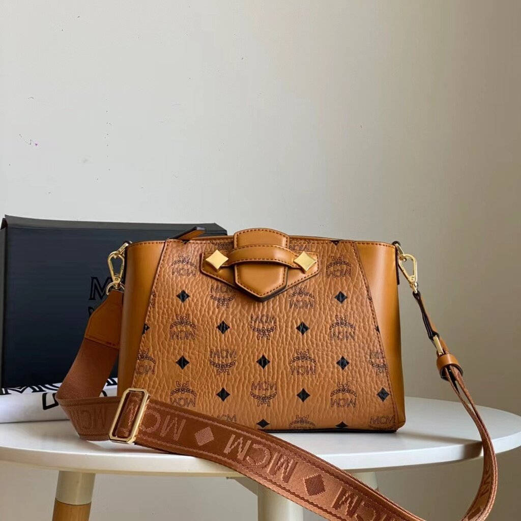 Brown Mcm Ladies Bag