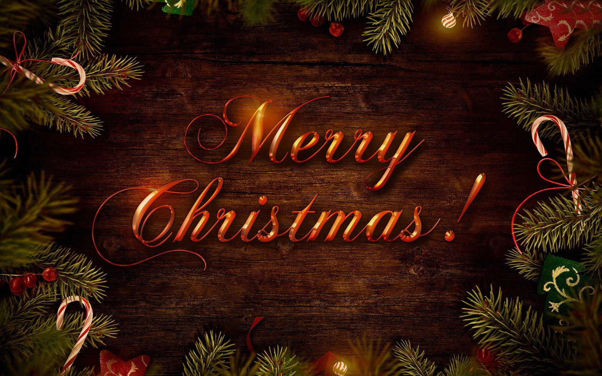 Brown Merry Christmas Hd Background
