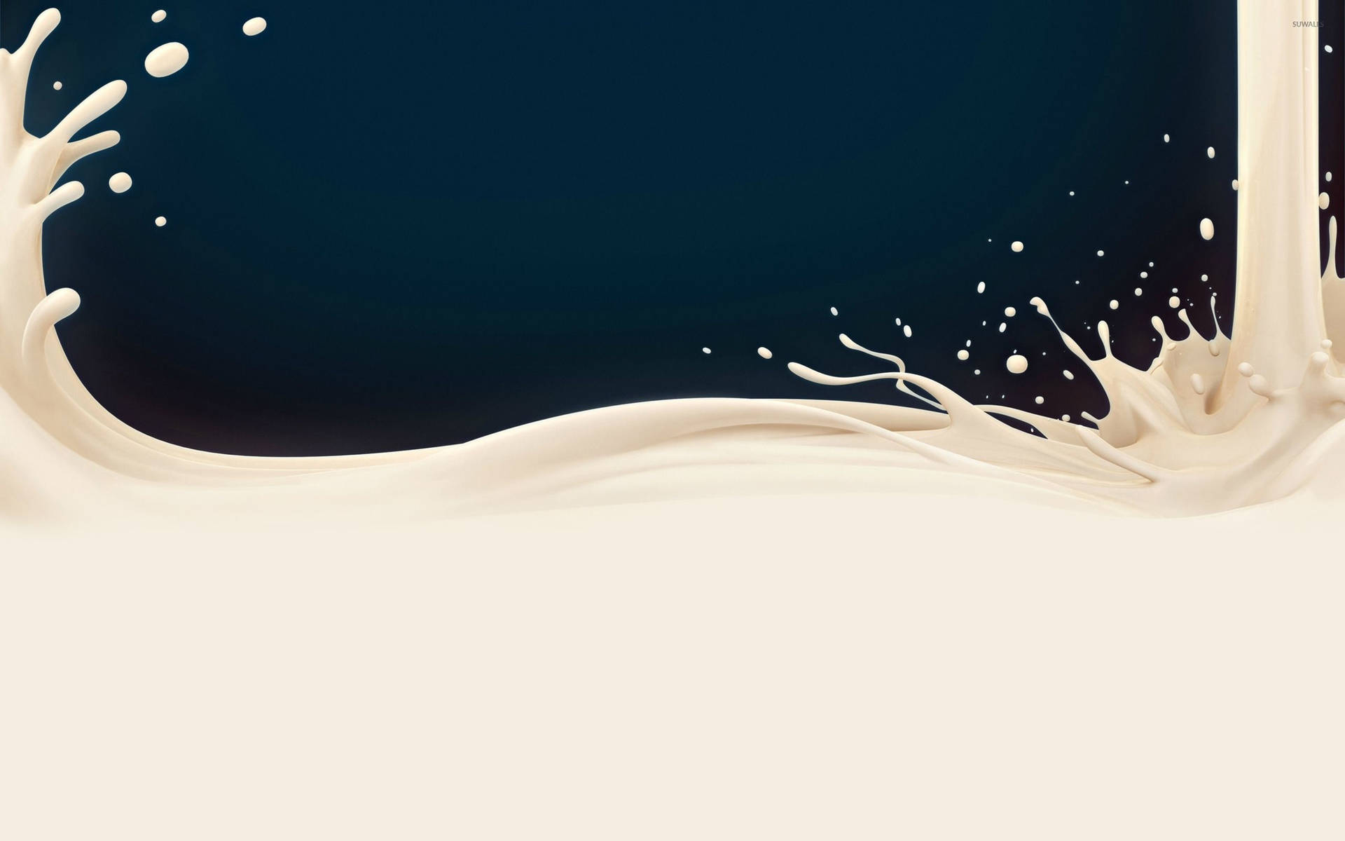 Brown Milk Liquid Digital Art