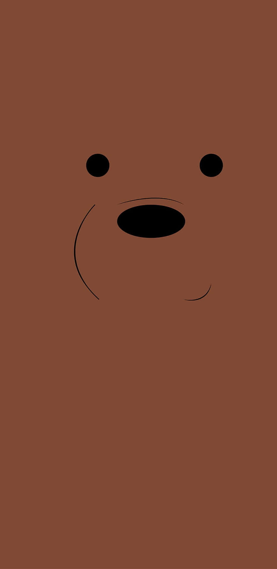 Brown Minimalist Bear