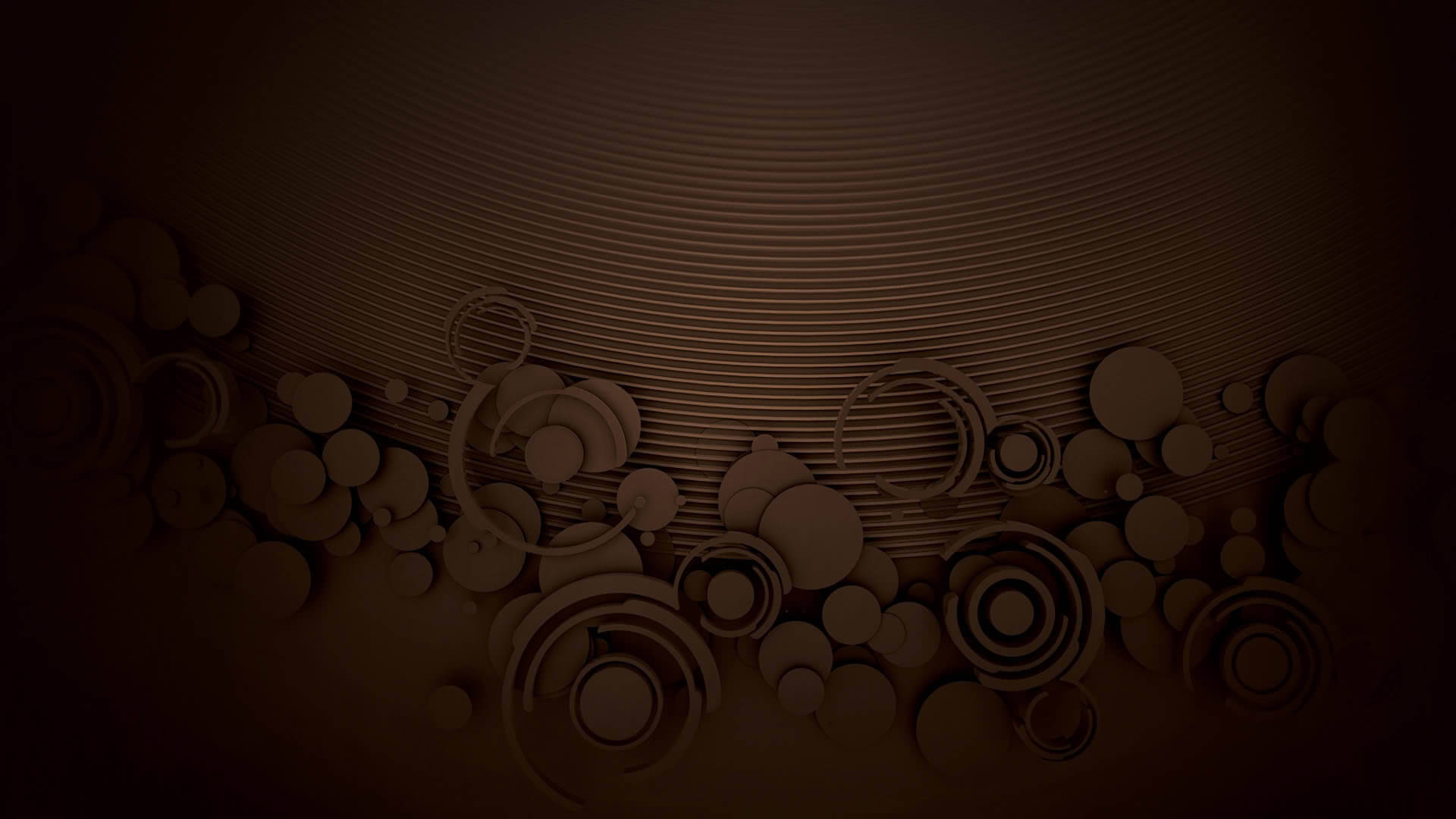 Brown Minimalistic Abstract Design