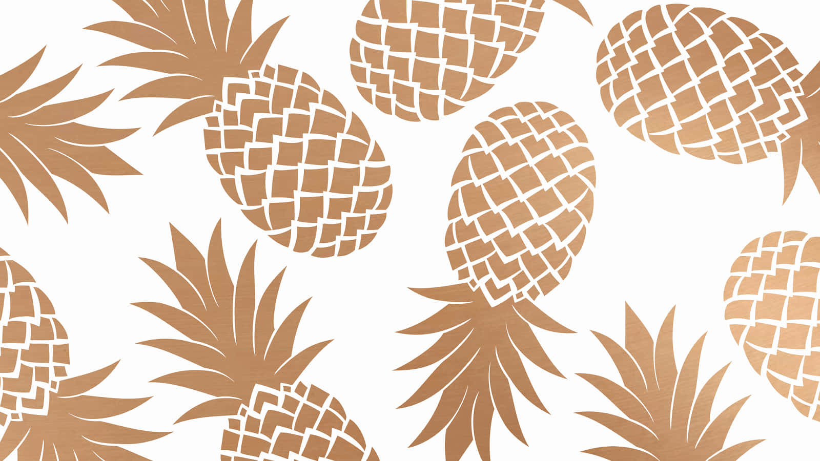 Brown Pineapple Pattern Nice Desktop