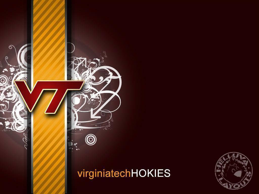 Brown Red Virginia Tech Logo