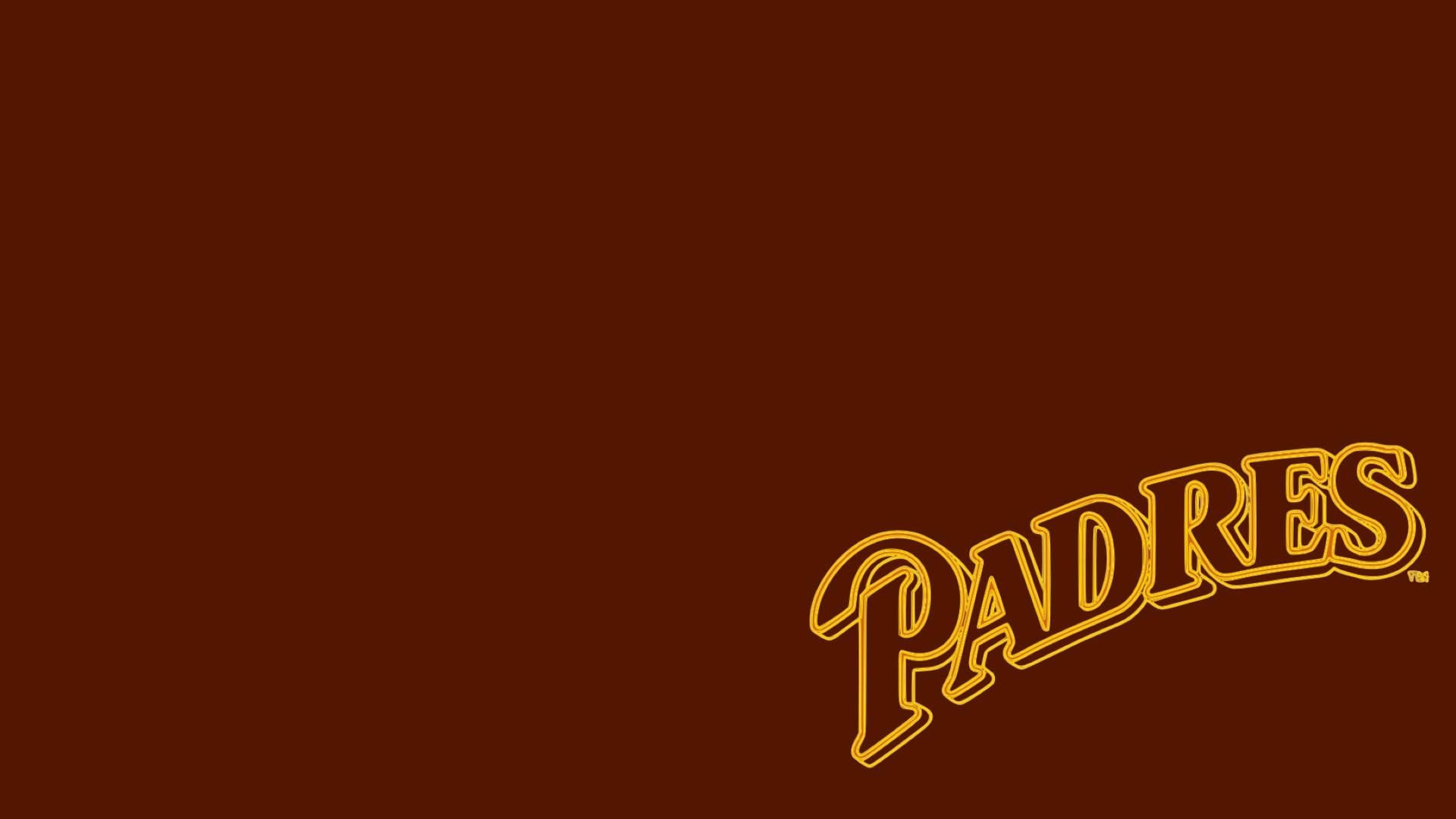 Brown San Diego Padres Logo