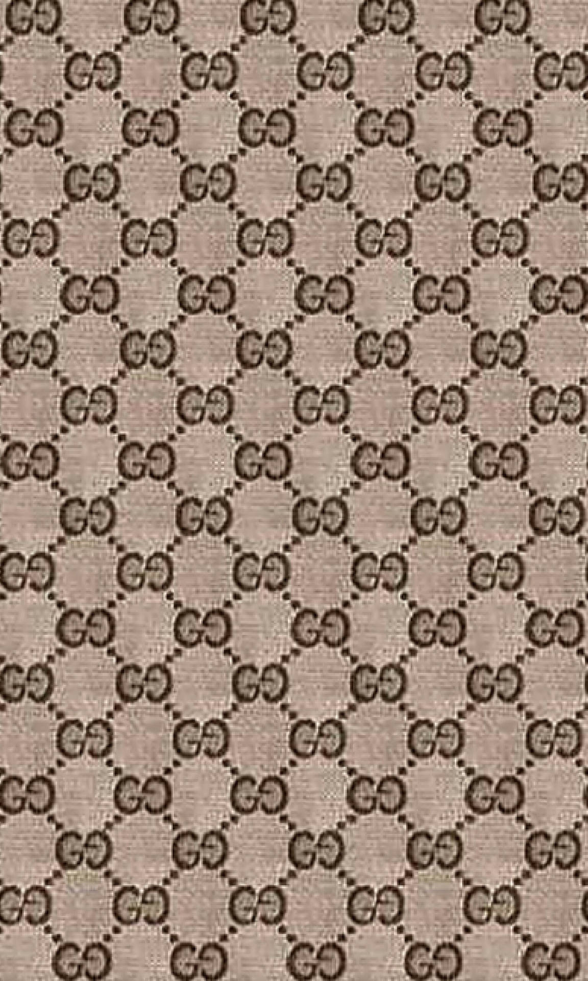 Brown Scarf Gucci Pattern