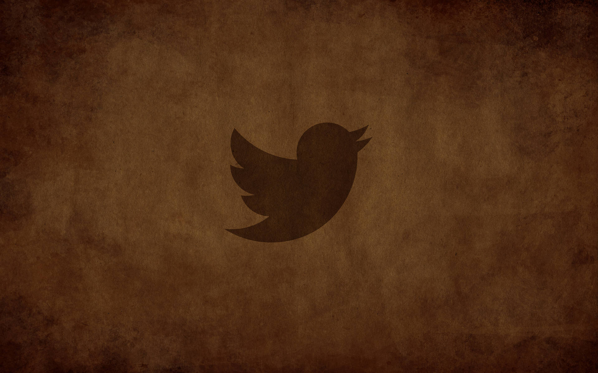Brown Twitter Logo Background