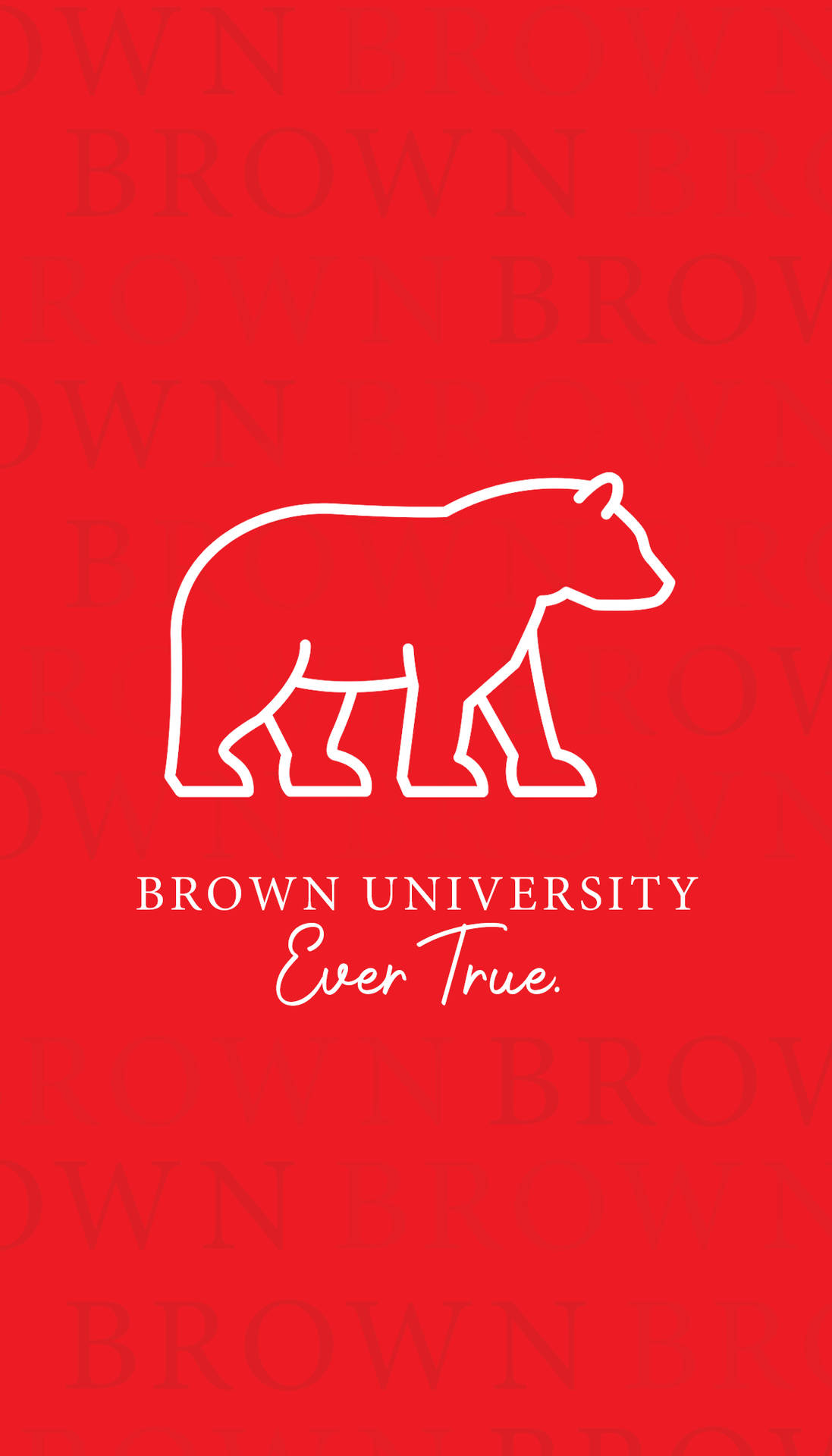 Brown University In Red Word Background Background