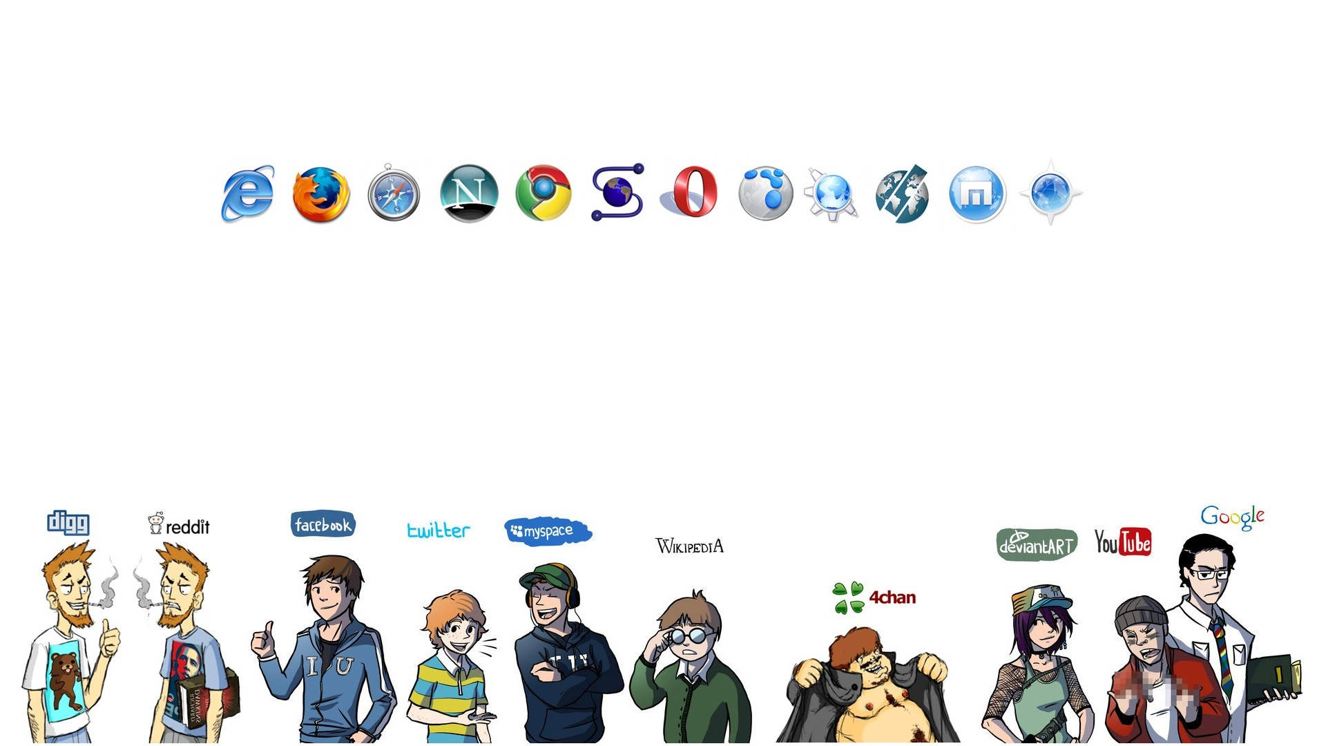 Browsers And Apps Personified