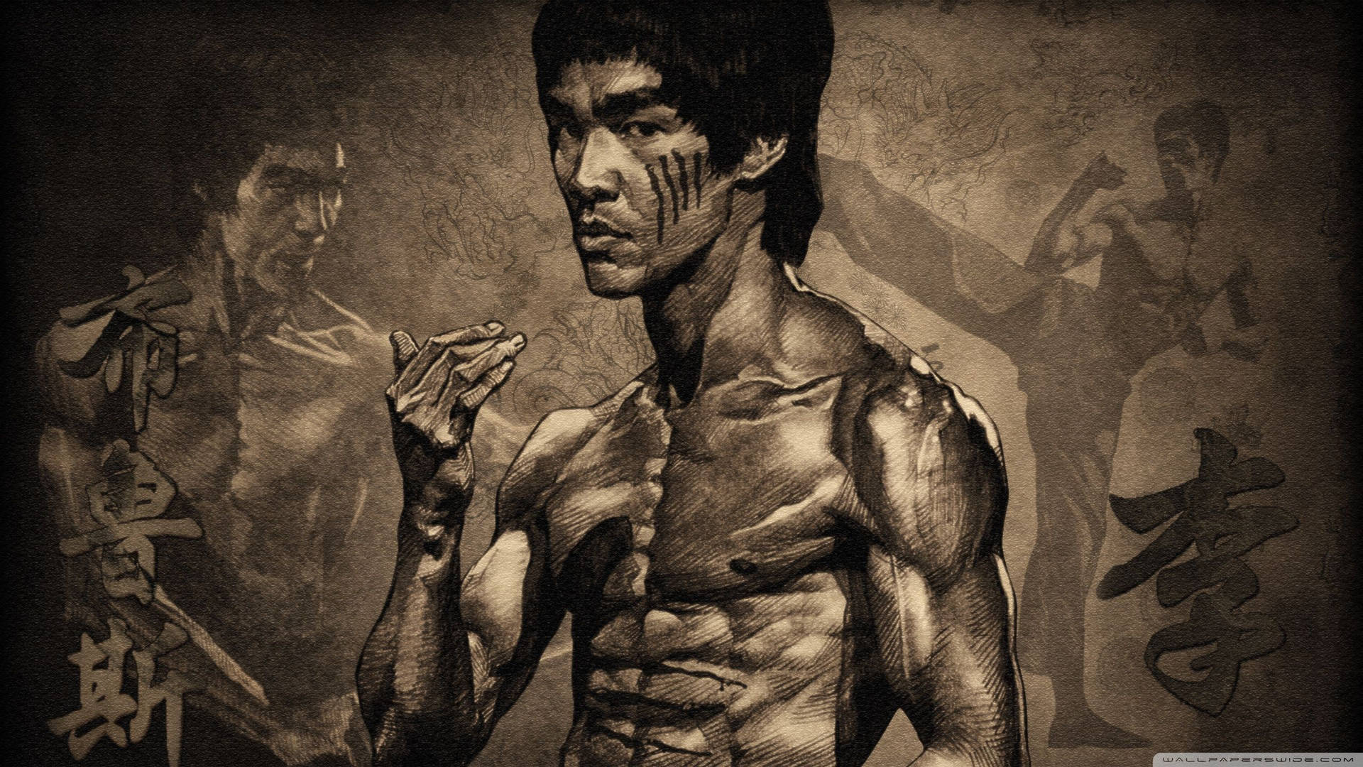 Bruce Lee Challenges Conventional Thinking Background