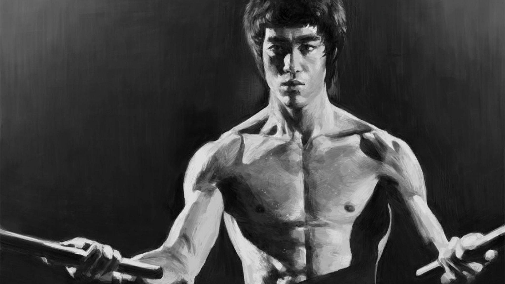Bruce Lee Inspiring A Generation Background