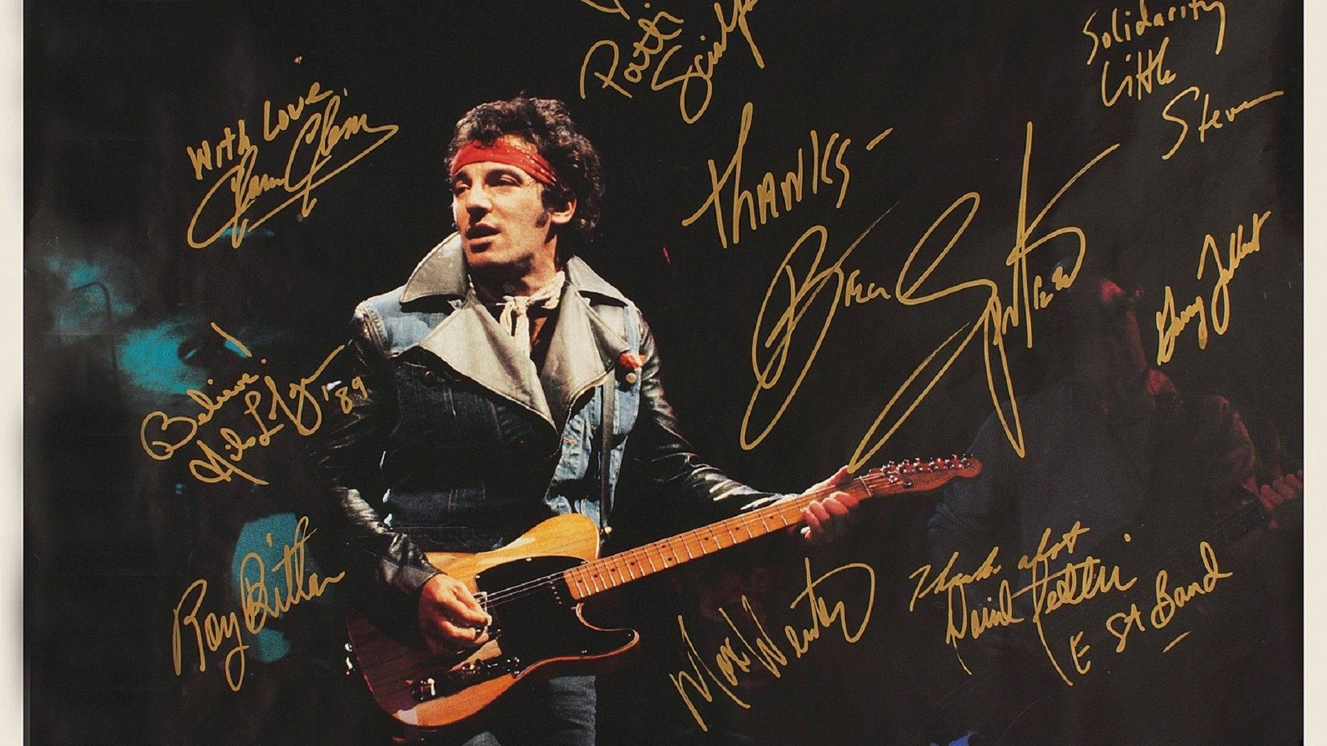 Bruce Springsteen And E Street Band Sign