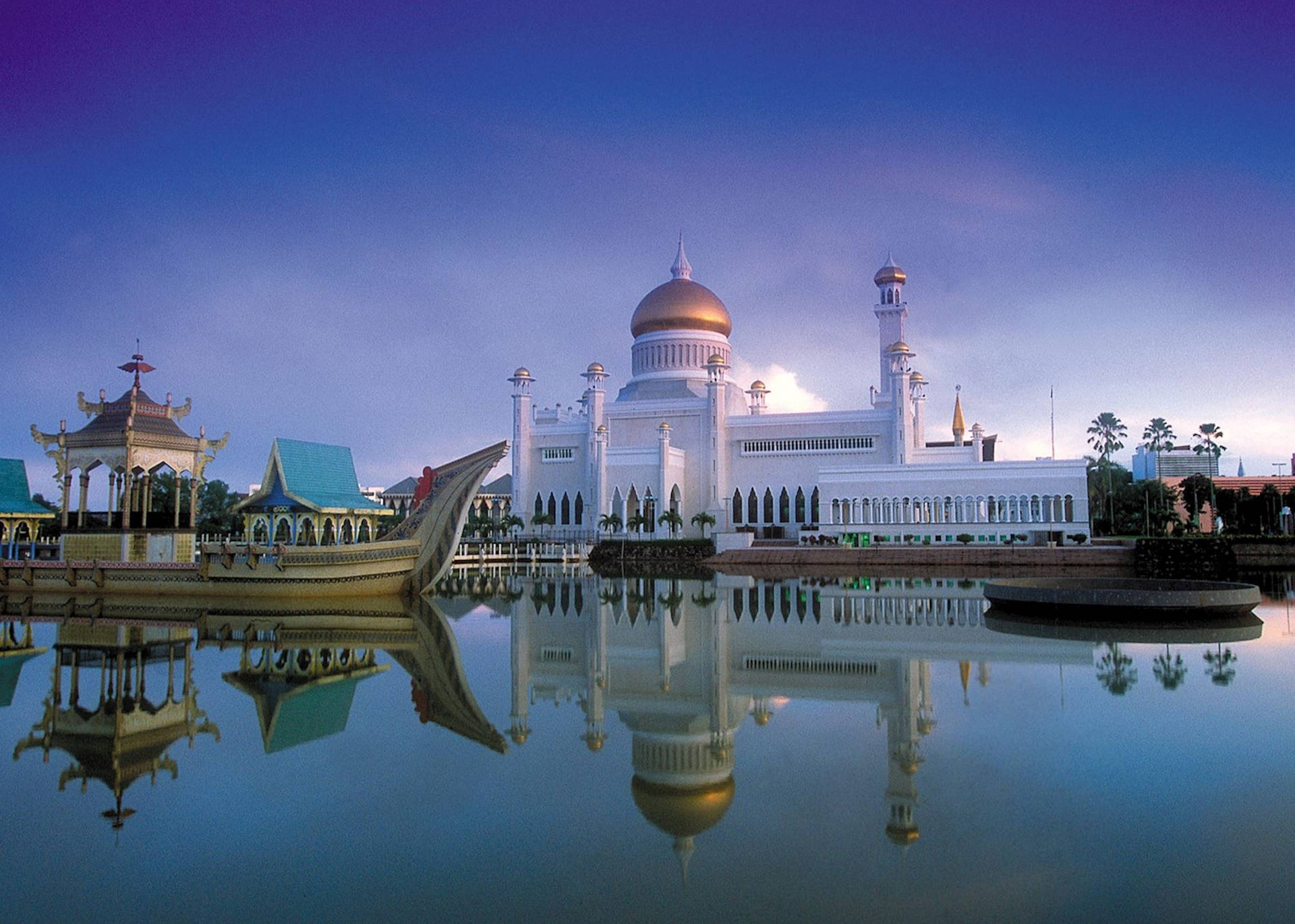 Brunei Blue Sky Background