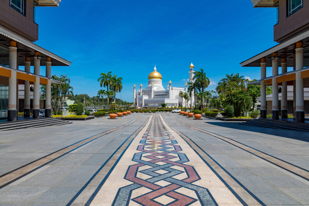 Brunei Colorful Road Background