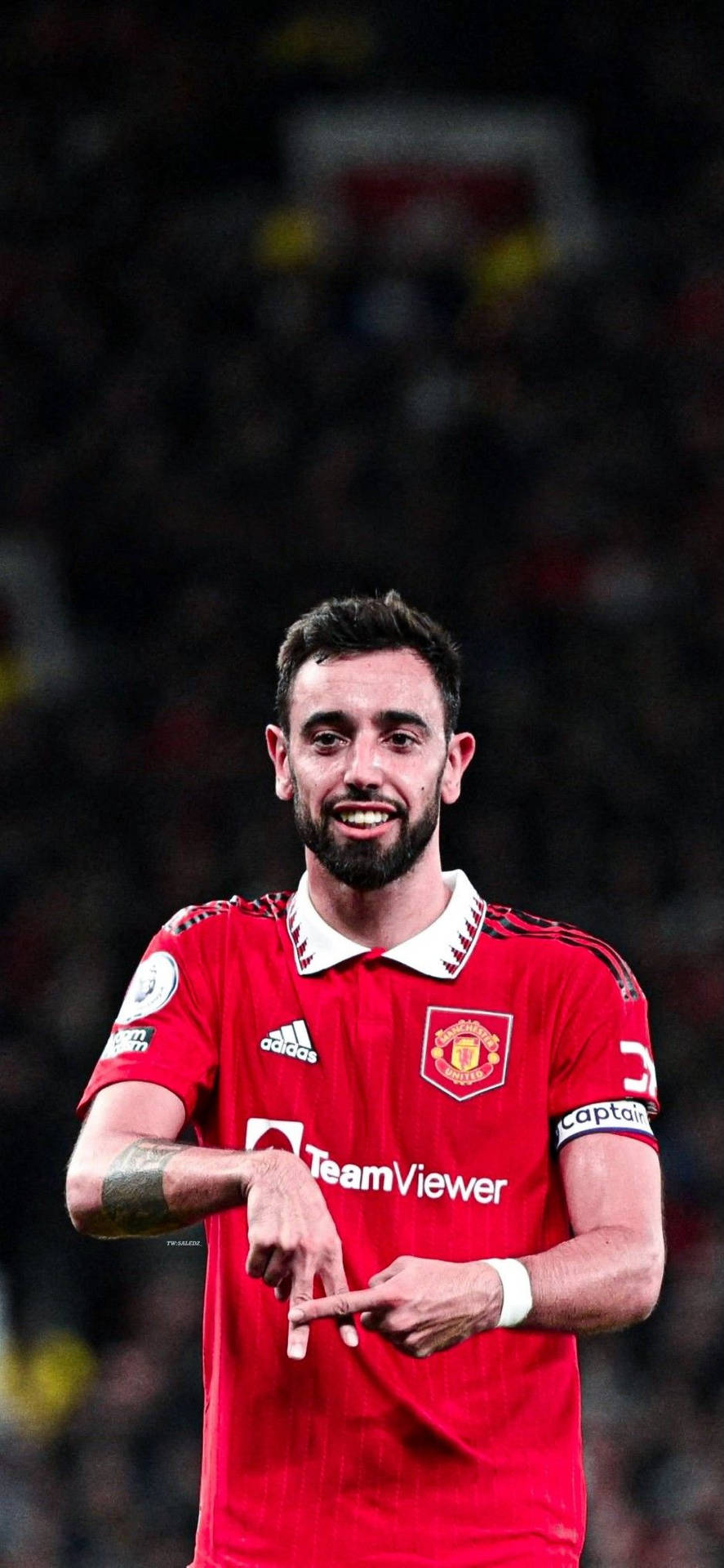 Bruno Fernandes Celebrating Goal