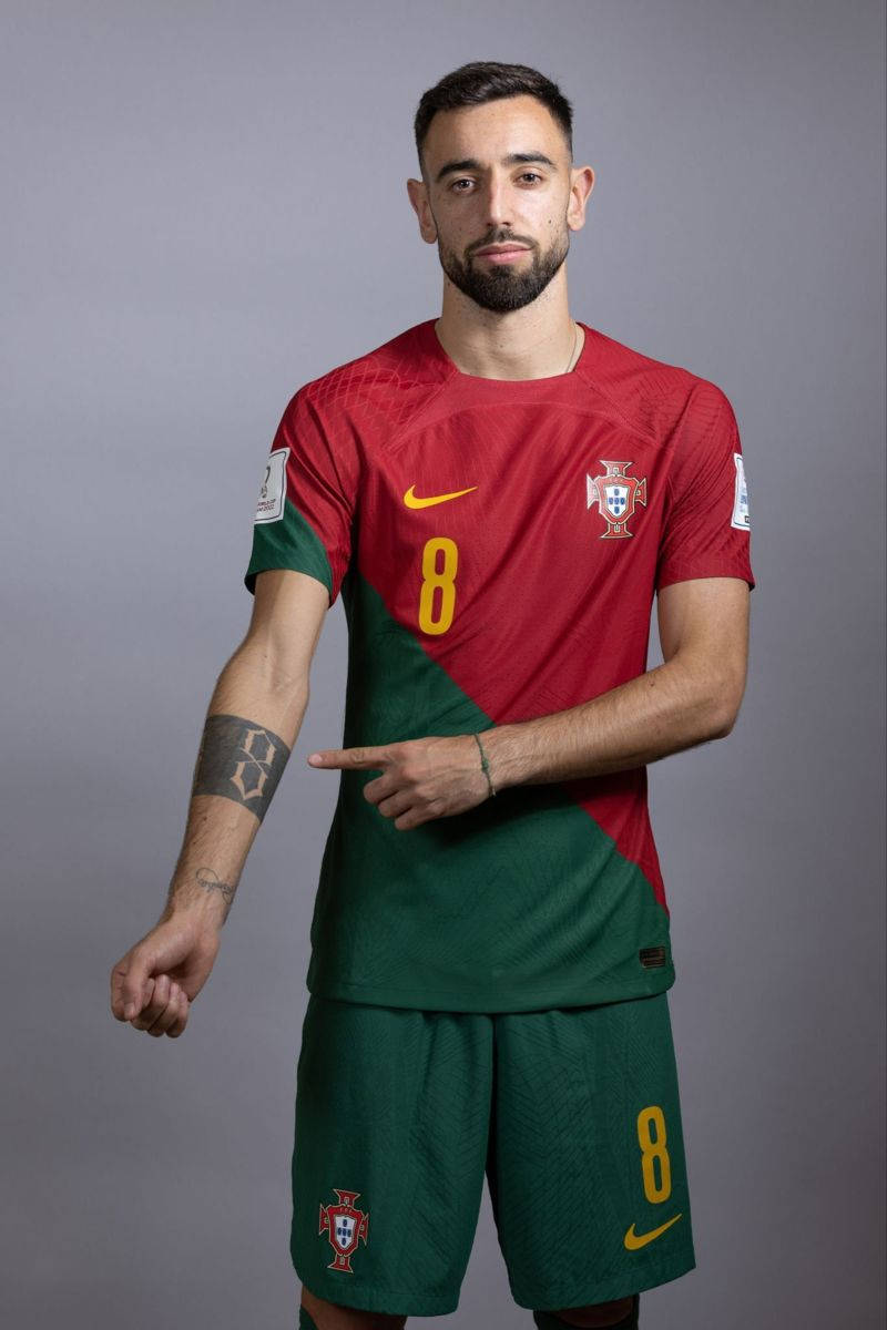 Bruno Fernandes Number 8 Tattoo