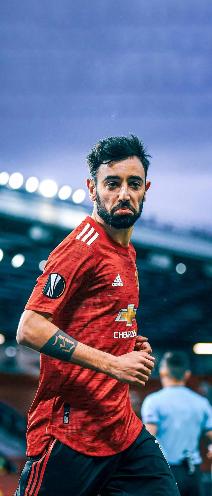 Bruno Fernandes Sad Face Background