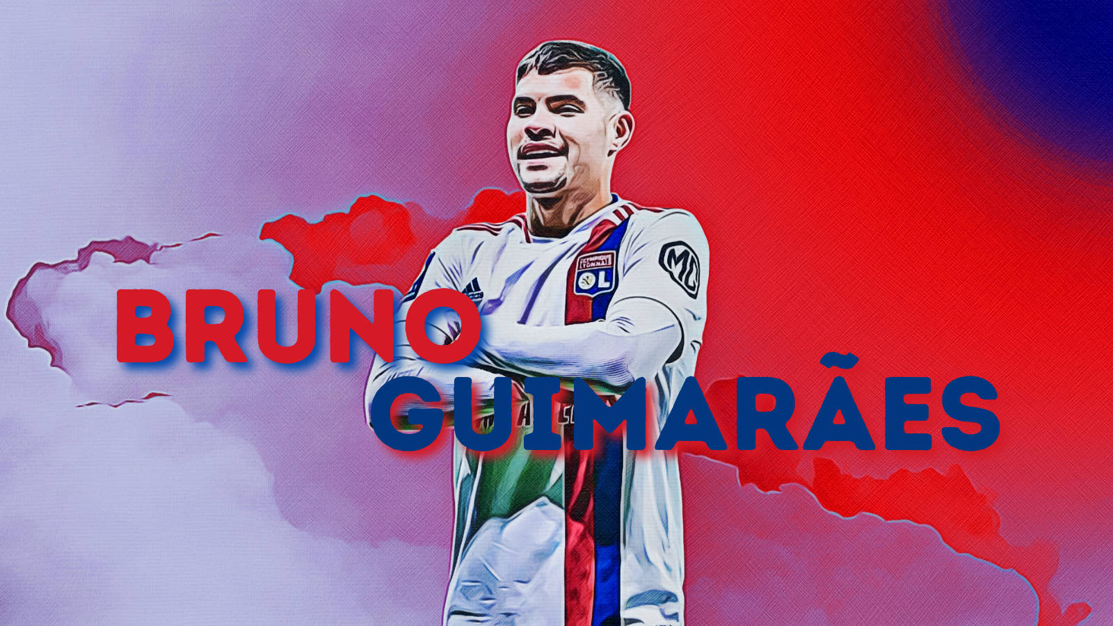 Bruno Guimarães Name Background