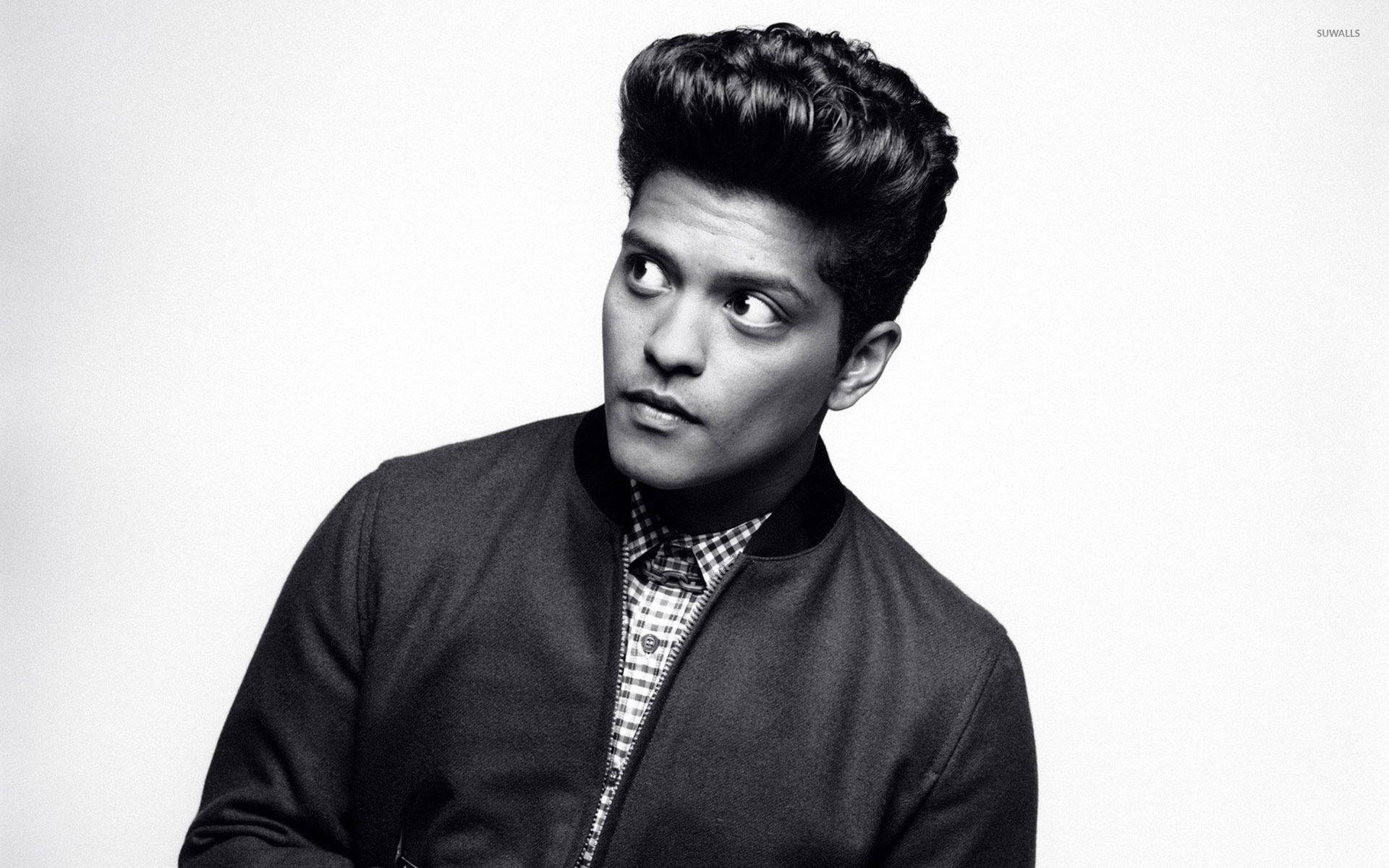 Bruno Mars Looking Towards The Future Background