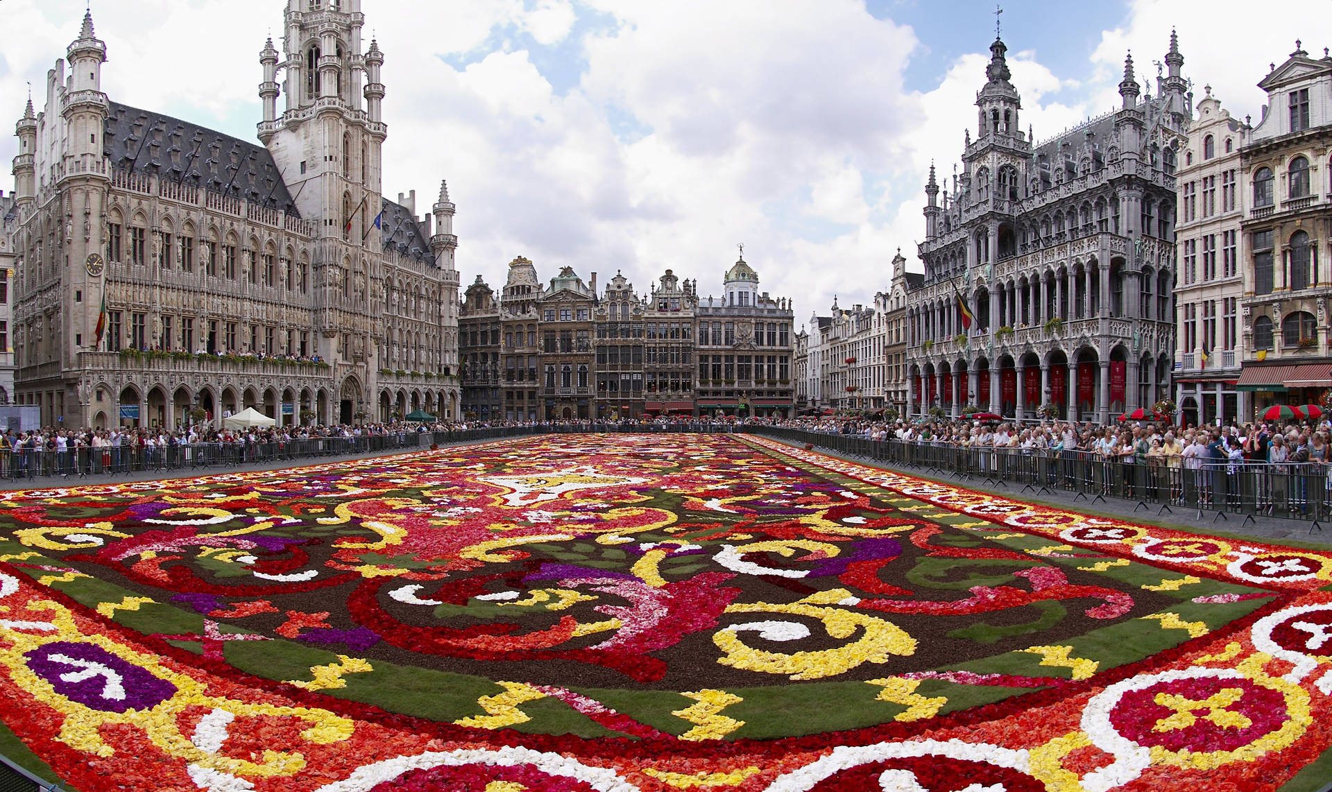 Brussels Floral Art Garden Background