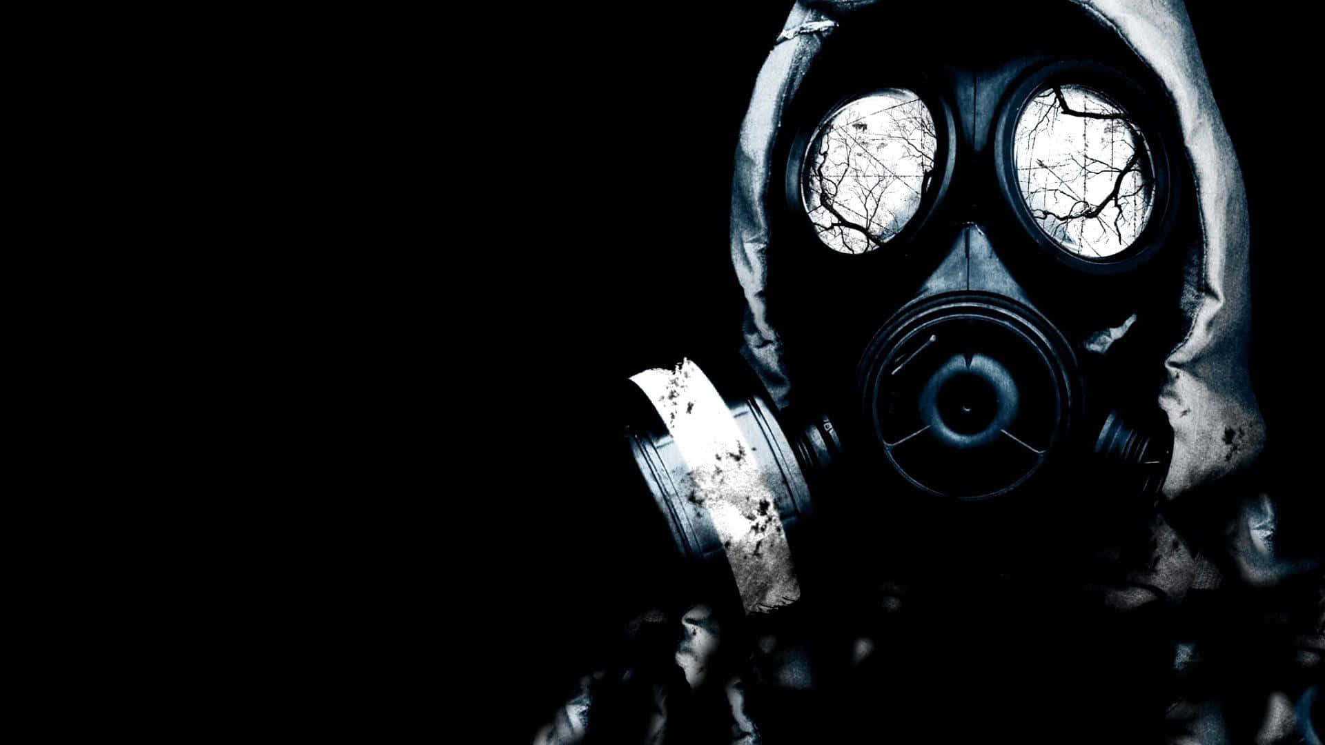 Brutal Gas Mask Background