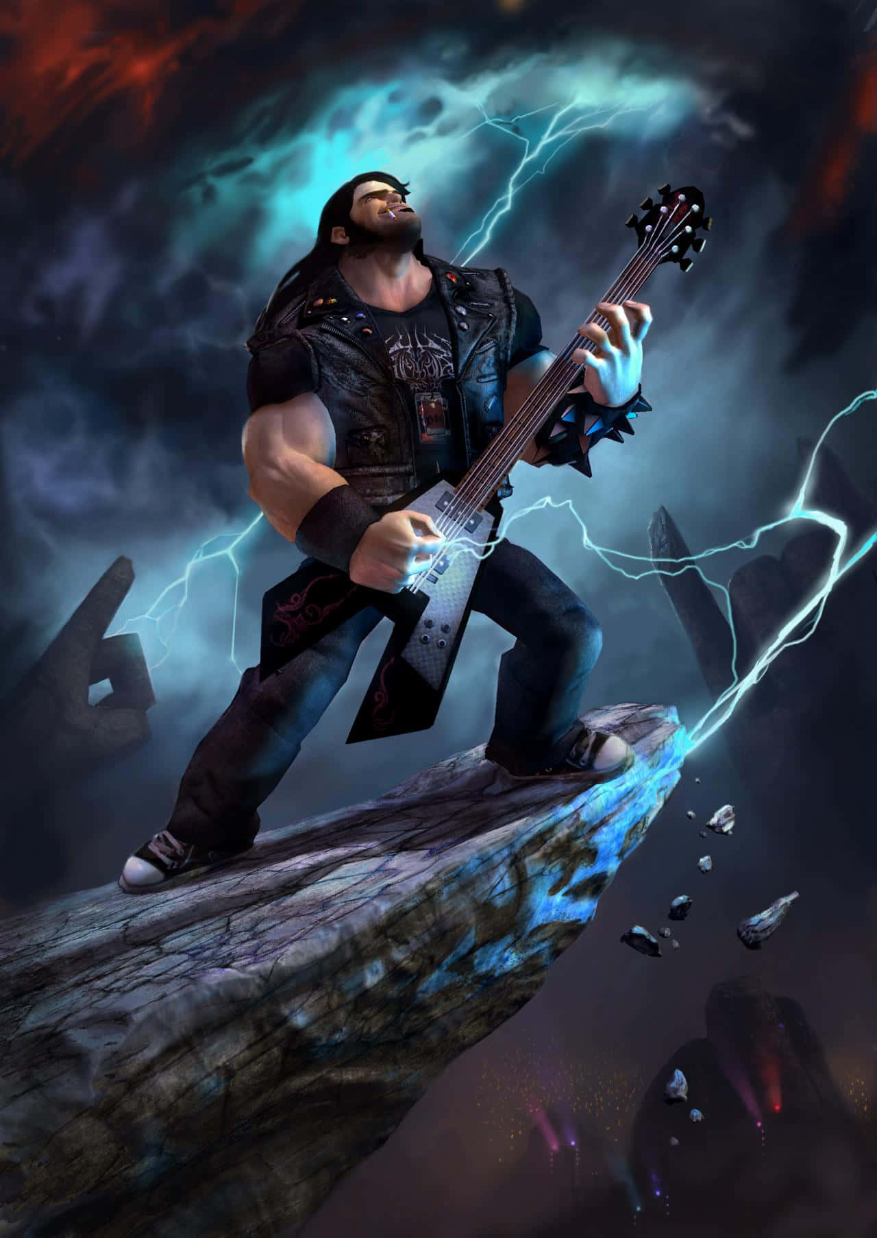 Brutal Legend Eddie Riggs Background