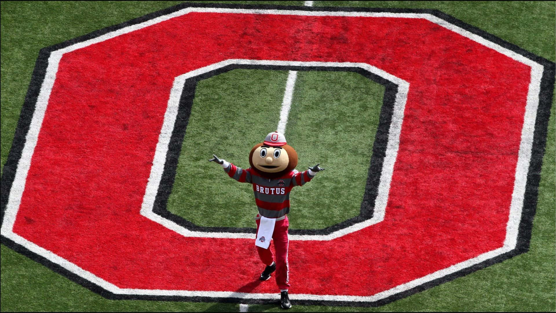 Brutus Buckeye Ohio State Football Team Mascot Background