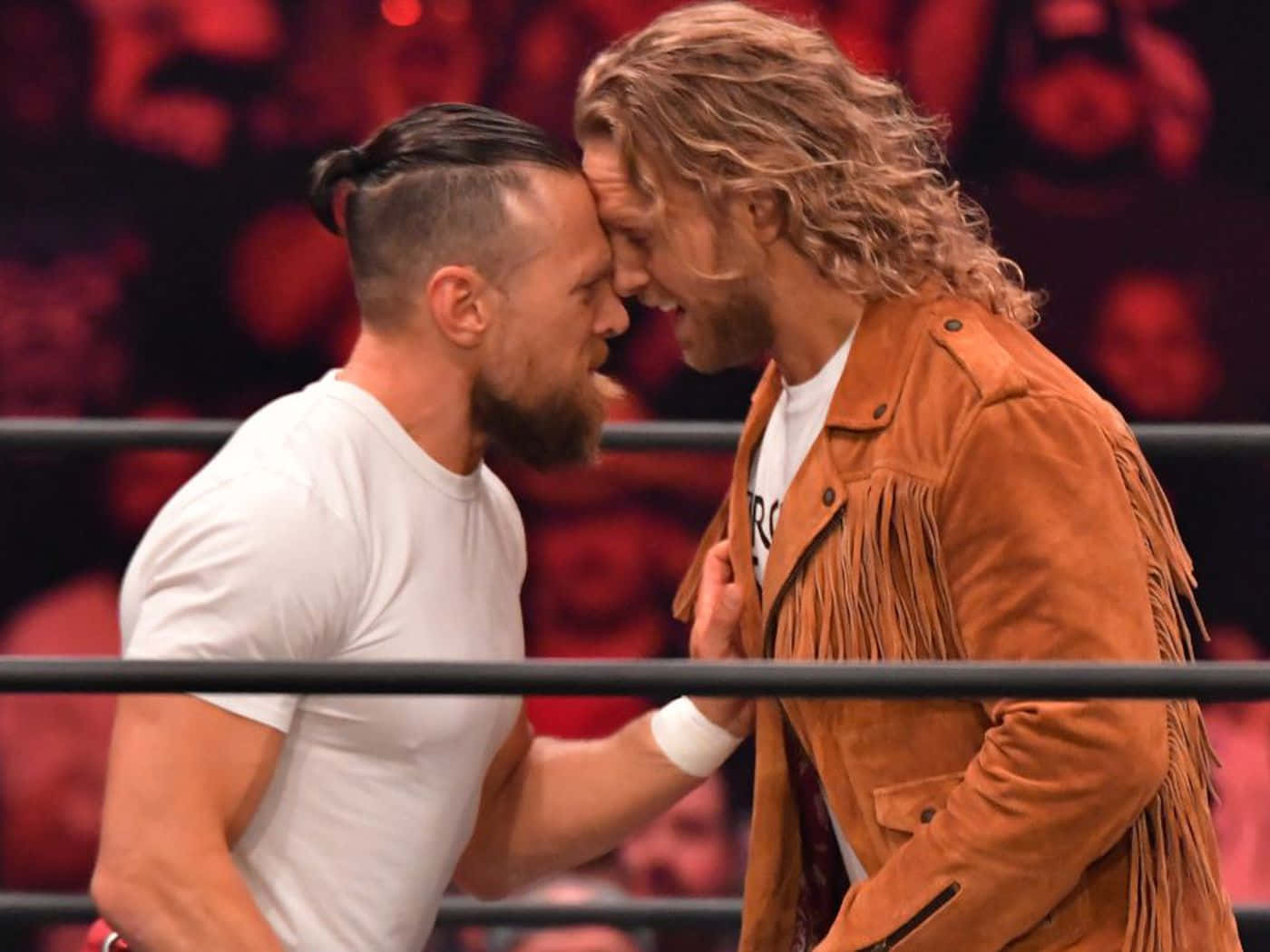 Bryan Danielson And Adam Page Background