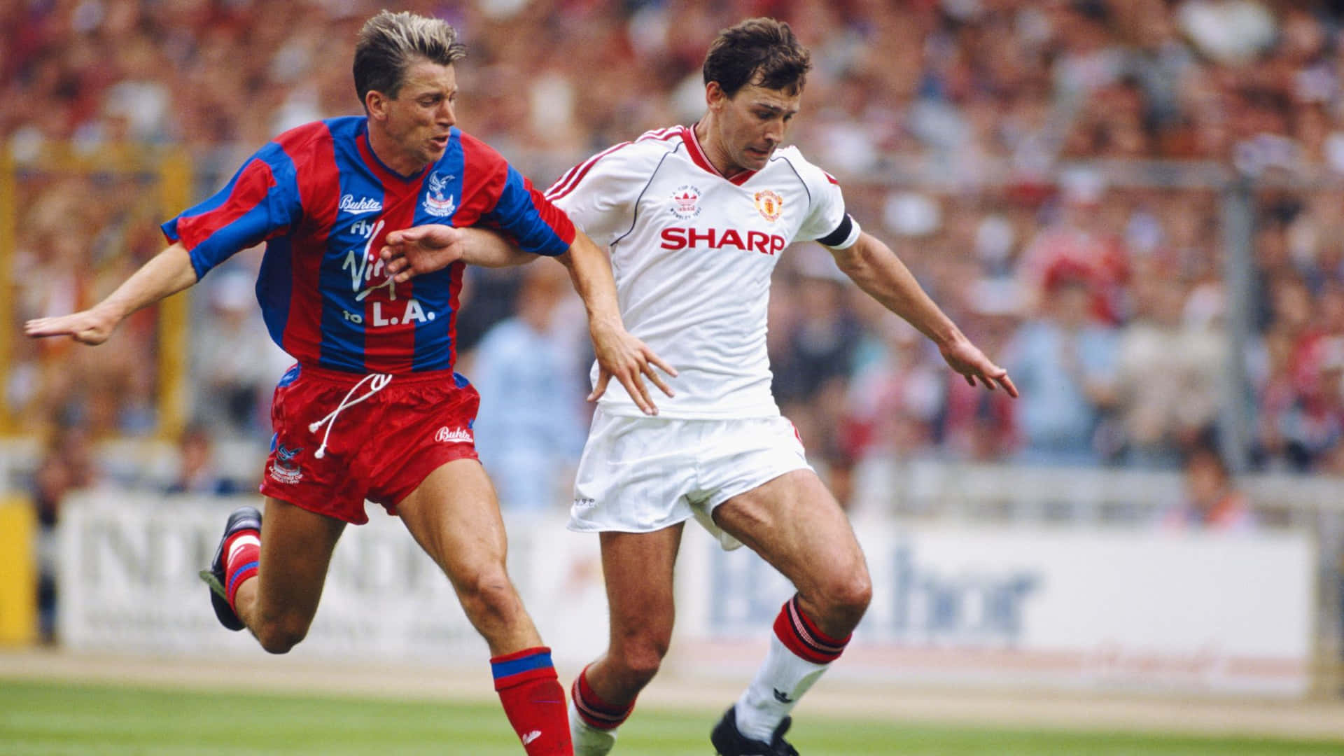 Bryan Robson And Alan Pardew Background