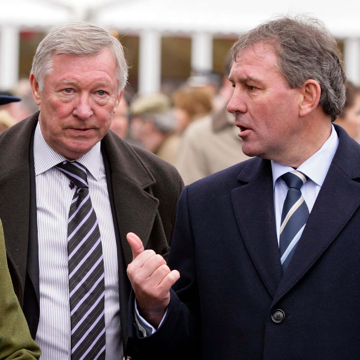 Bryan Robson And Alex Ferguson Background