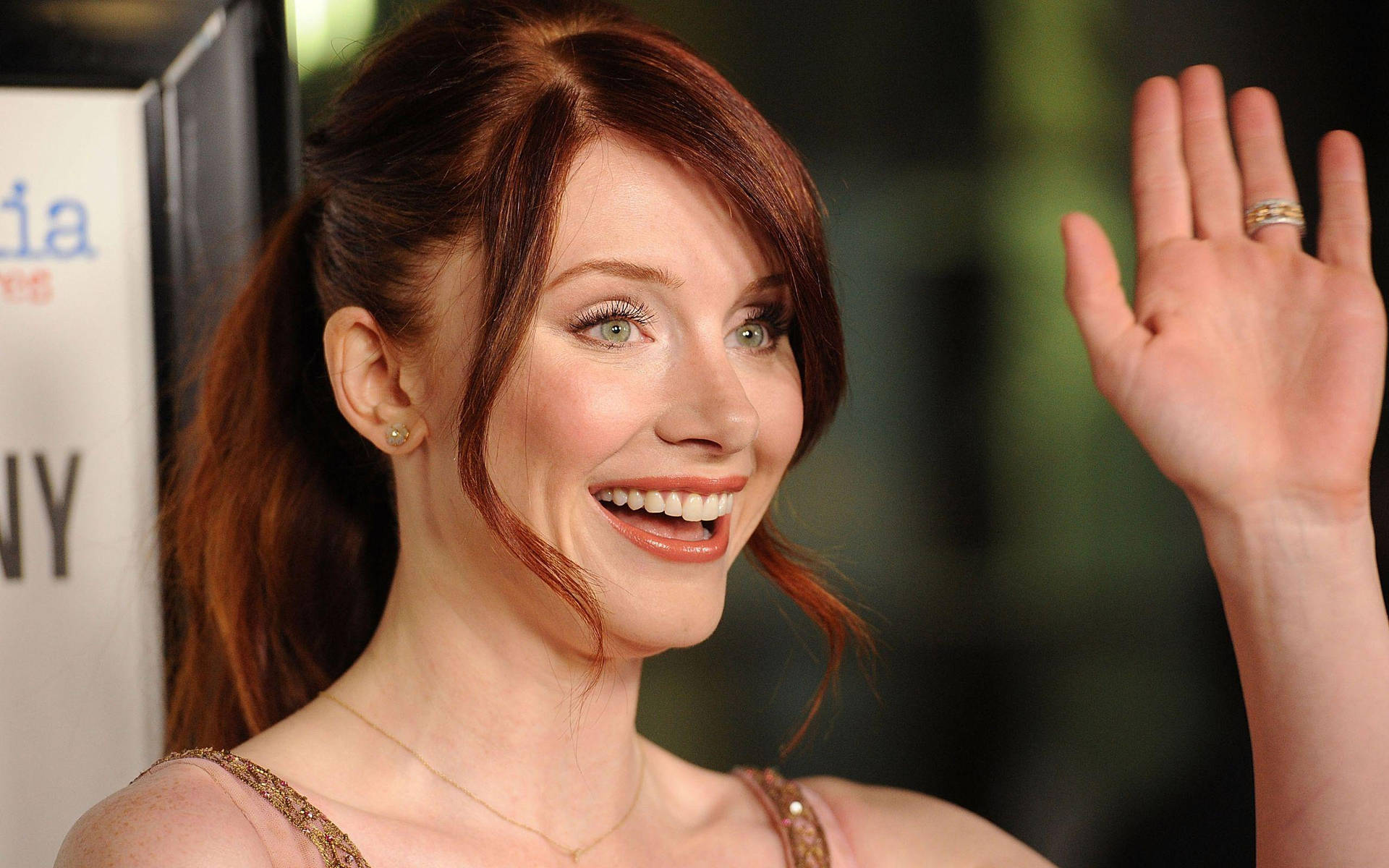 Bryce Dallas Howard Waving Hello