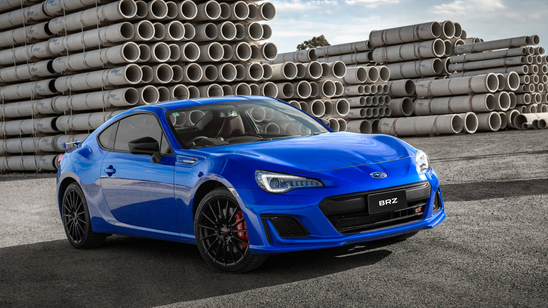 Brz Driving By Pipes Background