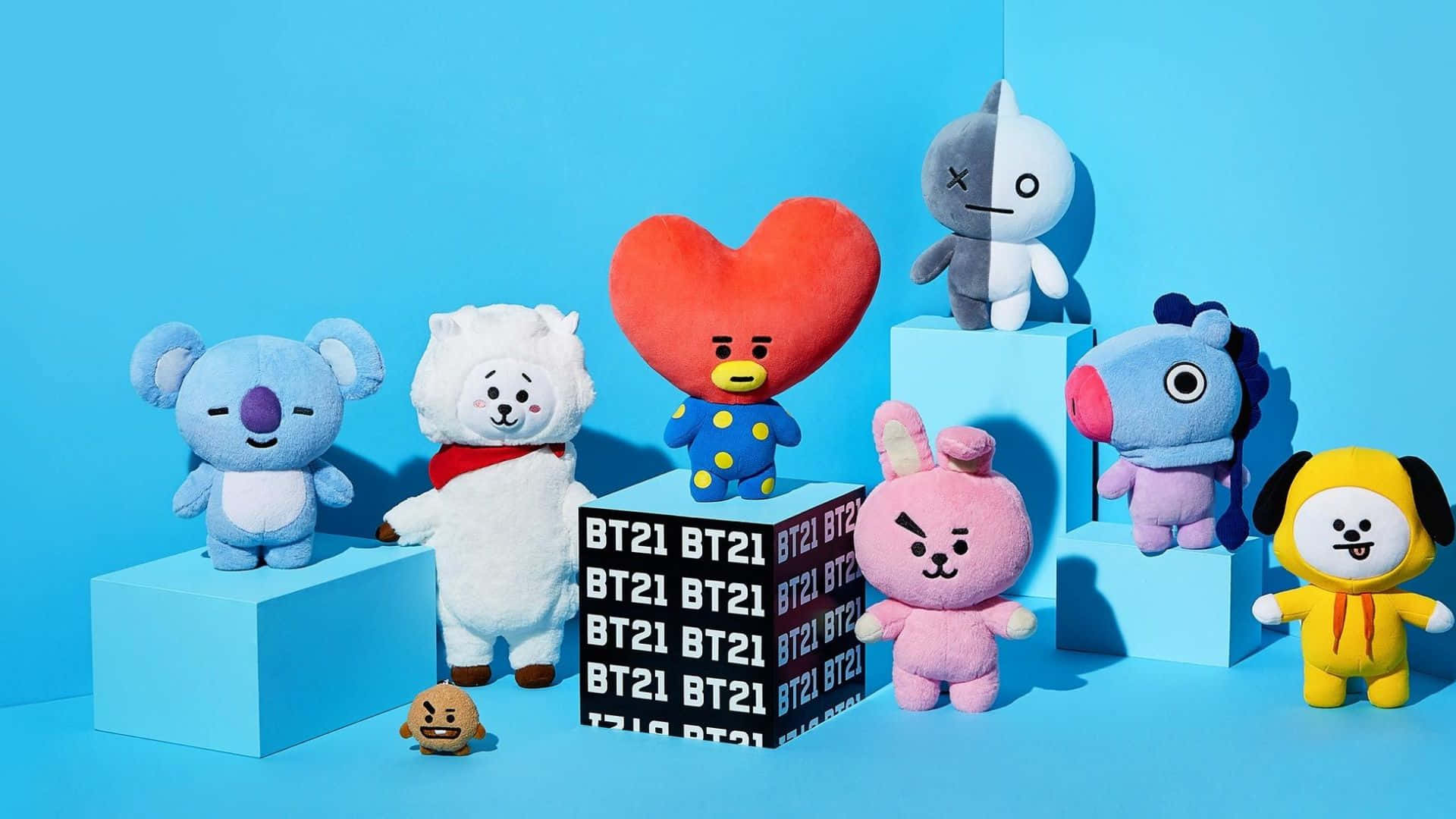 Bt21 4k Plushie Background