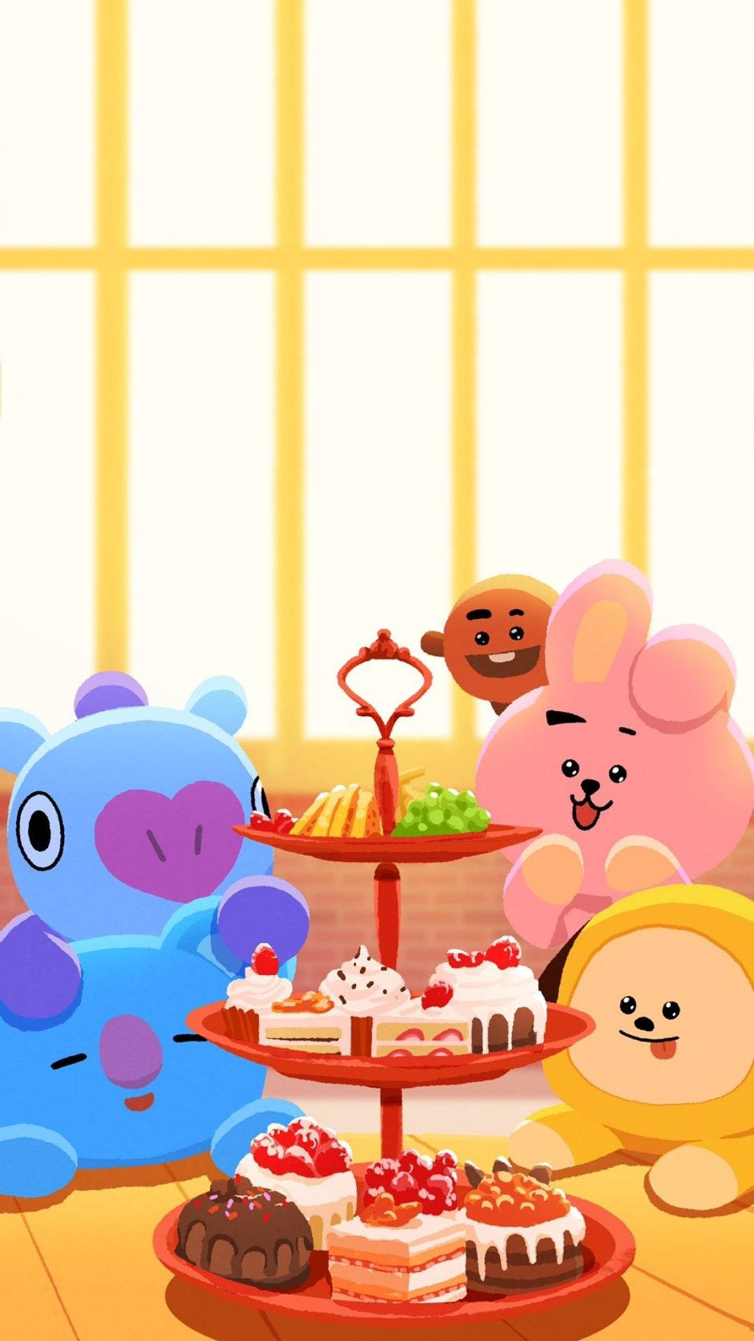 Bt21 Craving Sweets Background