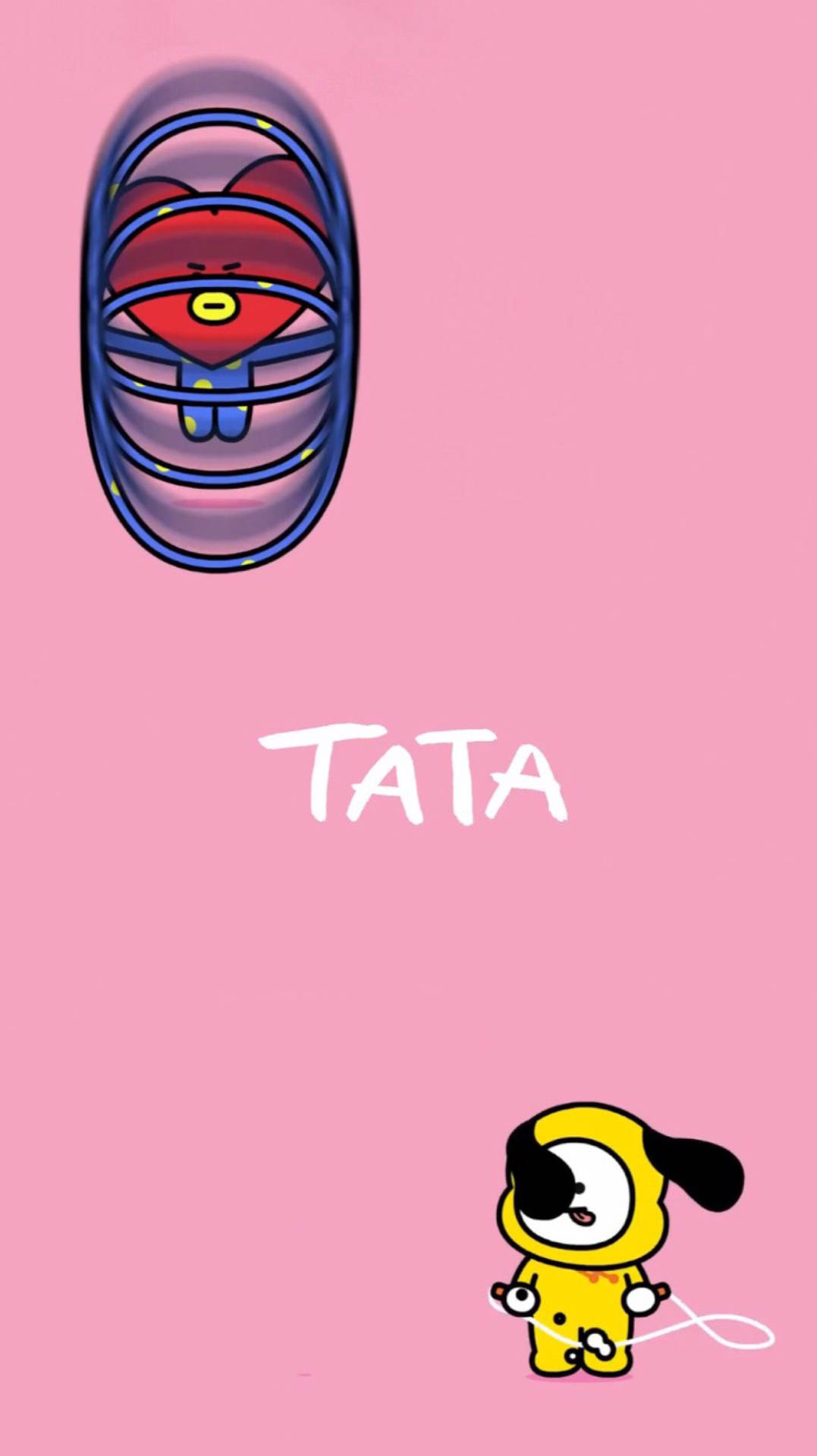 Bt21 Tata Jumping Rope Background