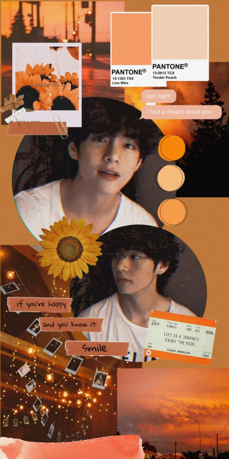 Bts Aesthetic Kim Taehyung Collage