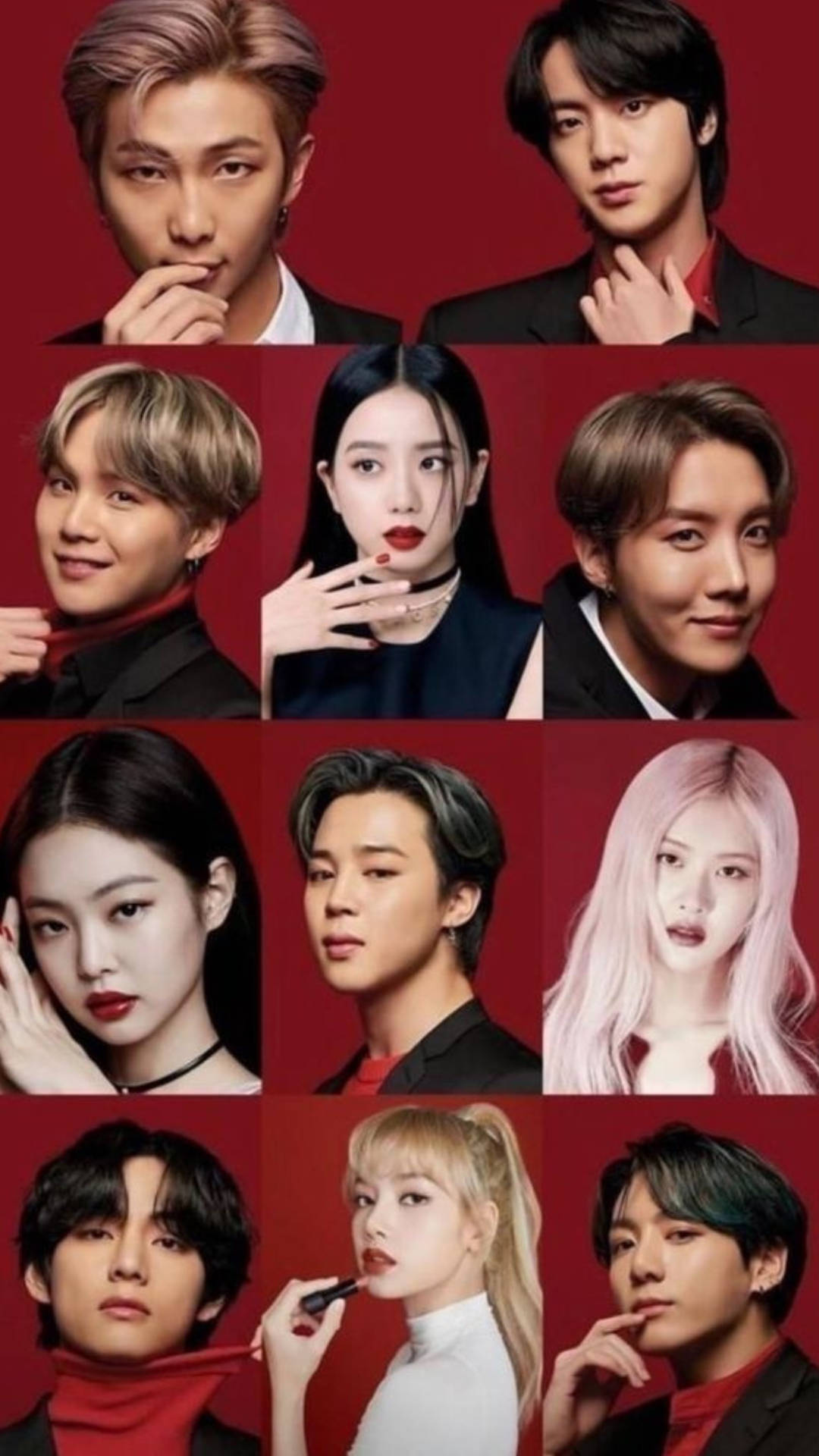 Bts And Blackpink Id Photos Background