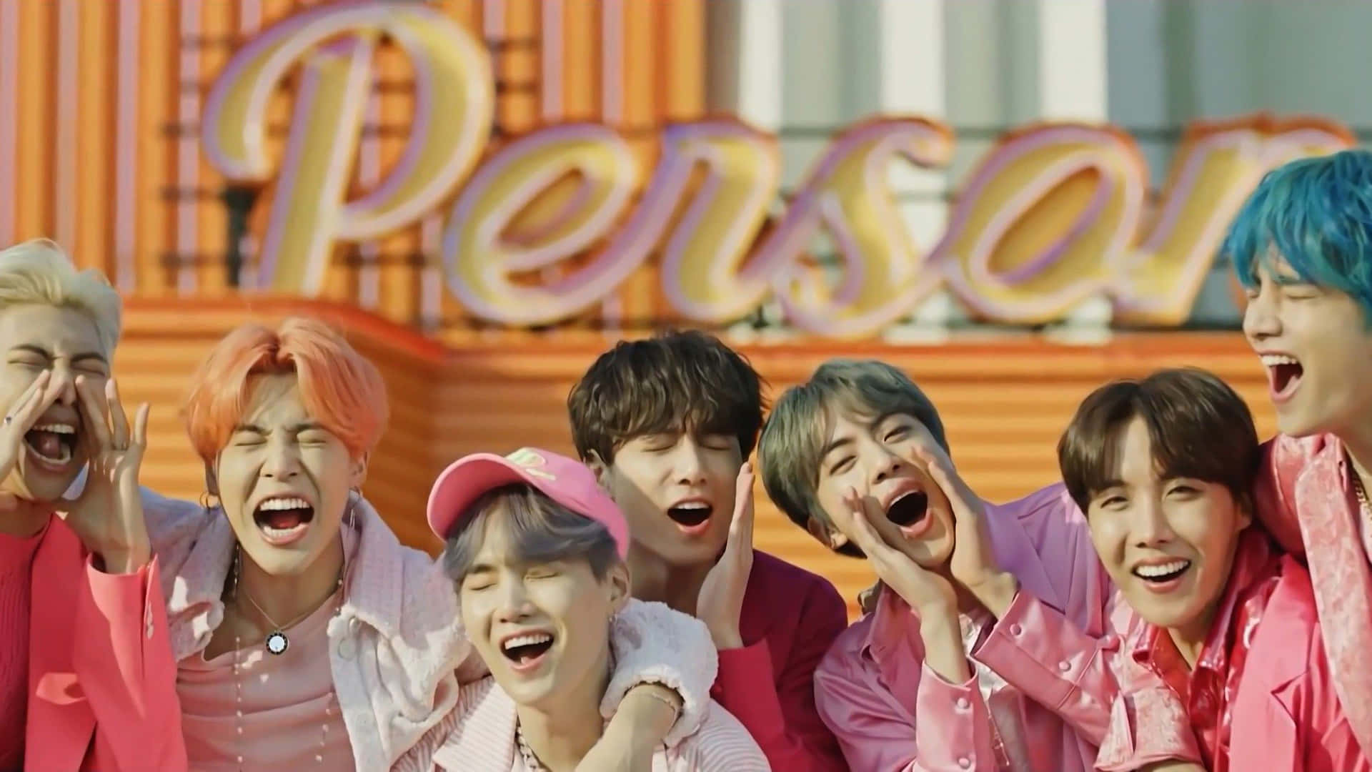 Bts And Mac Collaboration - Keep Shining In A Natural Beat Background