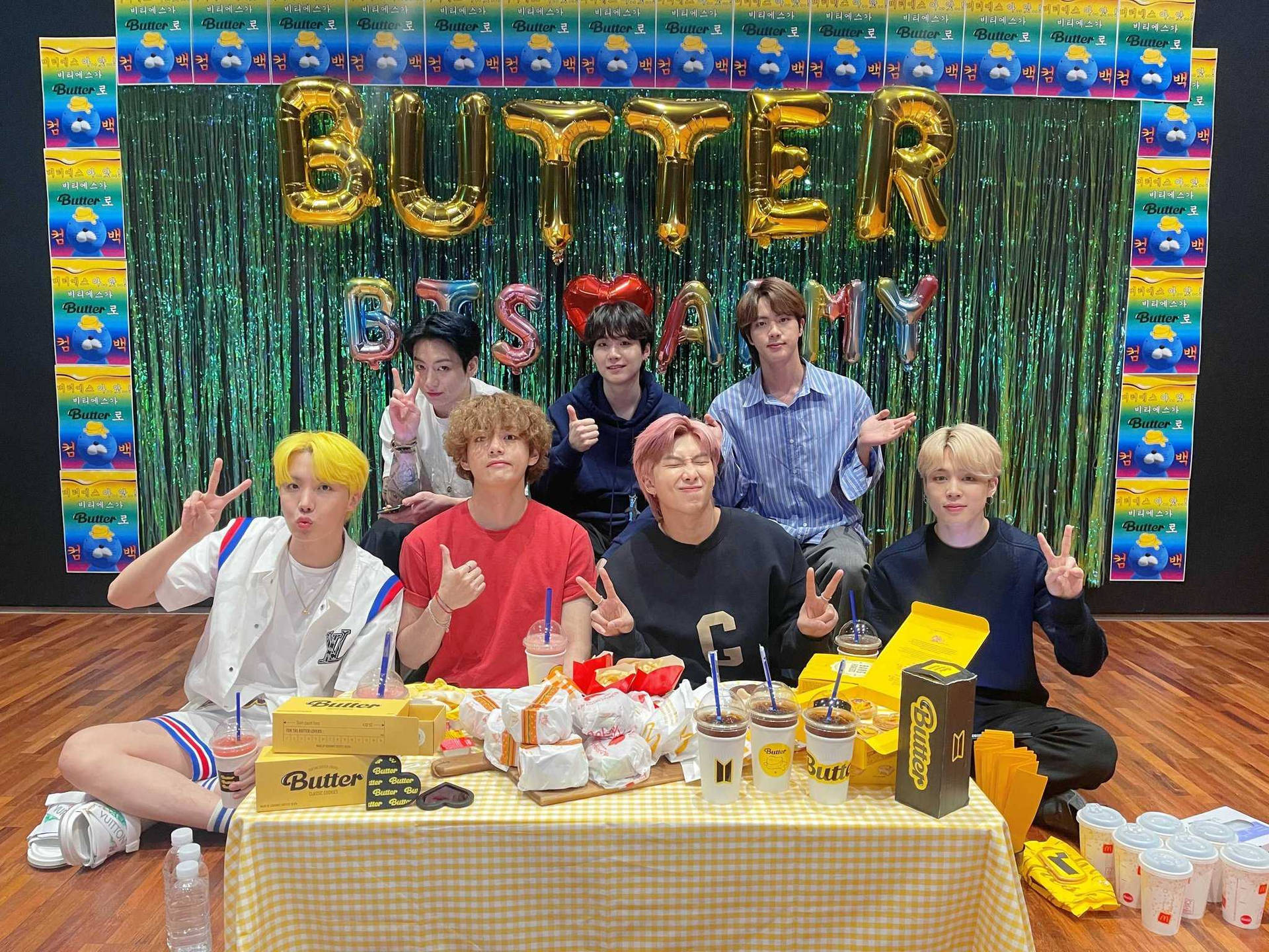 Bts Butter Comeback Vlive Background