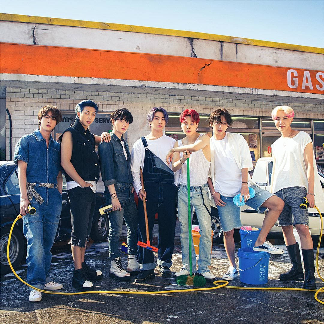 Bts Butter Group Hoses Background