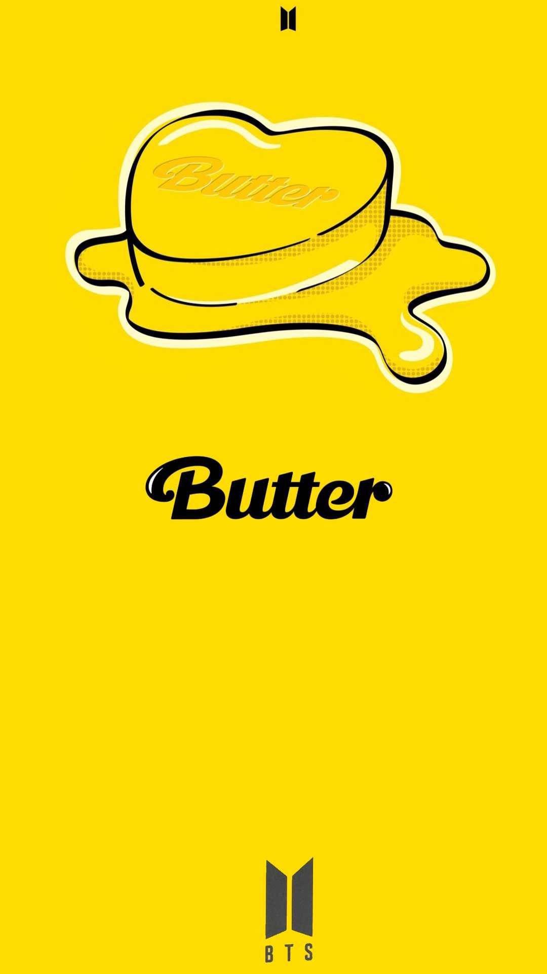 Bts Butter With Logo Background