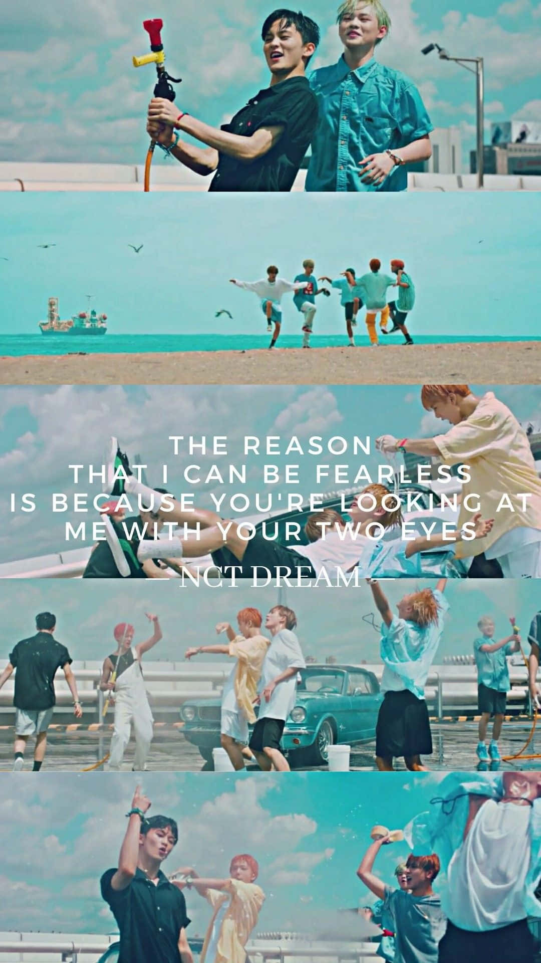 Bts Dream Aesthetic With Quote Background